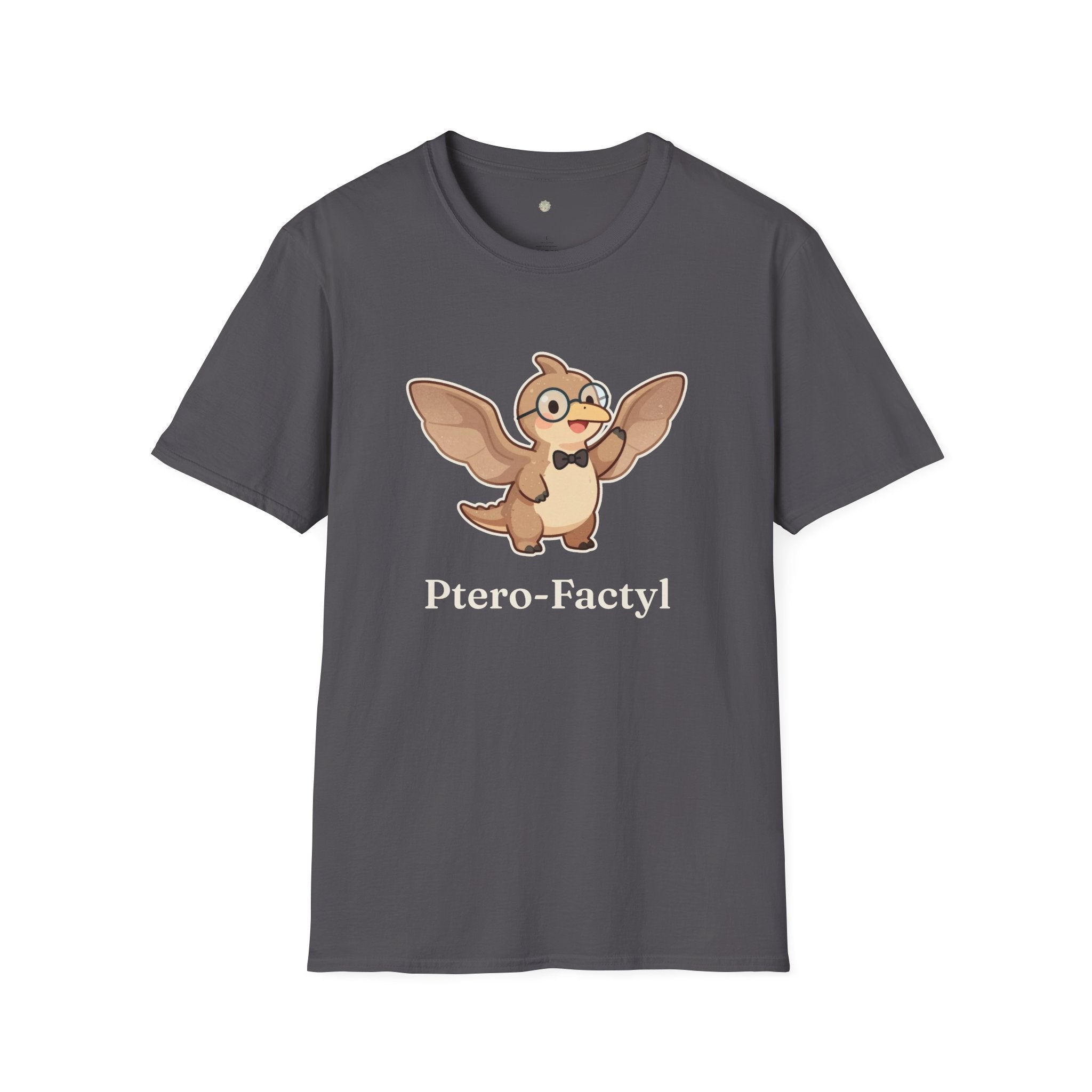 Ptero-Factyl T-Shirt — Funny Fun Facts Pterodactyl Dinosaur Graphic Tee