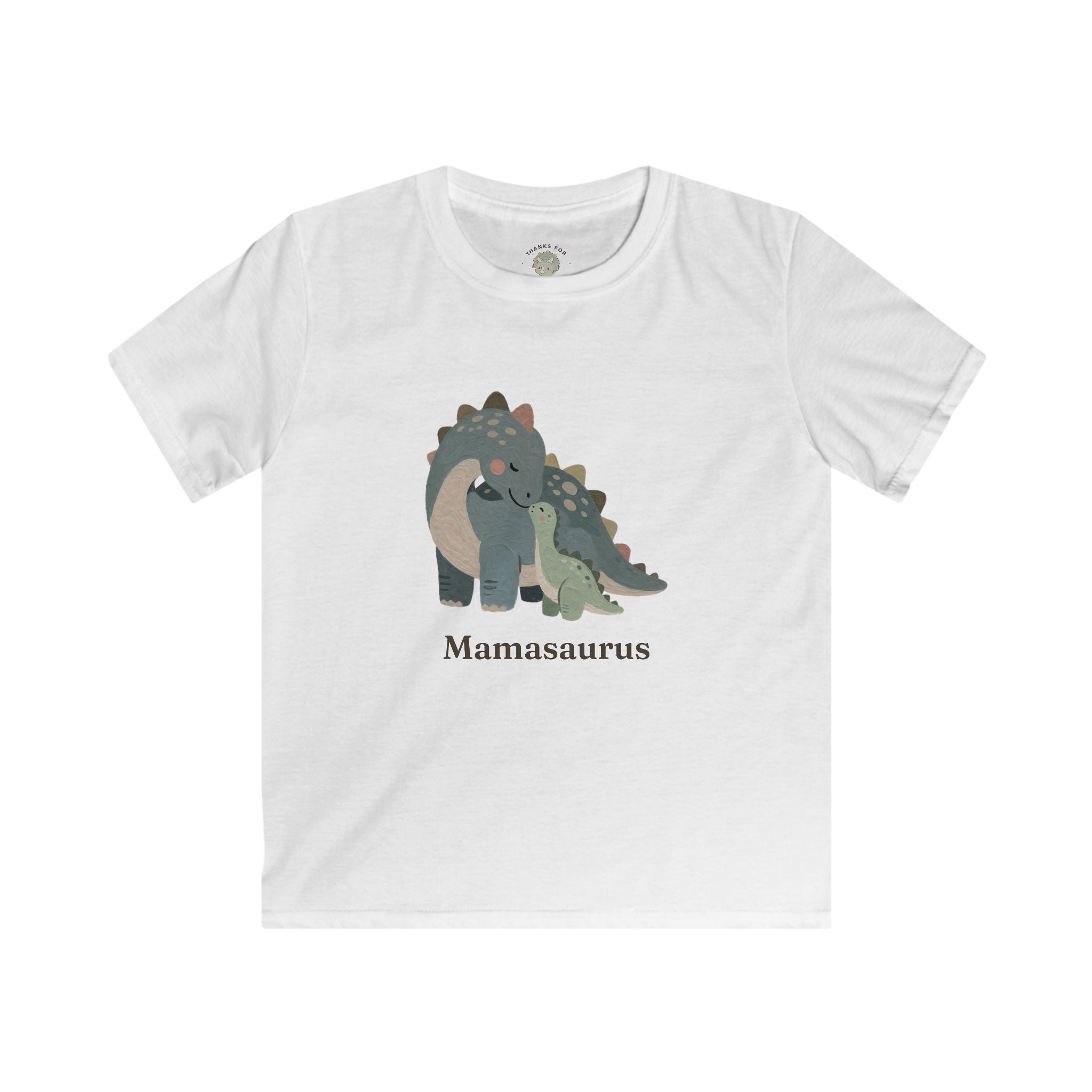 Kids Mamasaurus T-Shirt — Cute Dinosaur Mom Mother's Day Graphic Tee