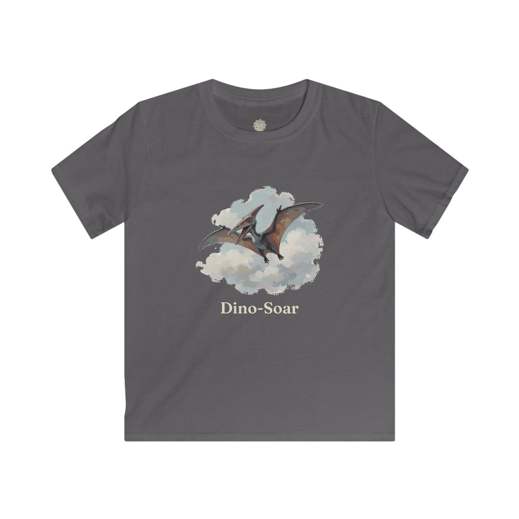 Kids Dino-Soar T-Shirt — Cute Flying Pterodactyl Pun Graphic Tee