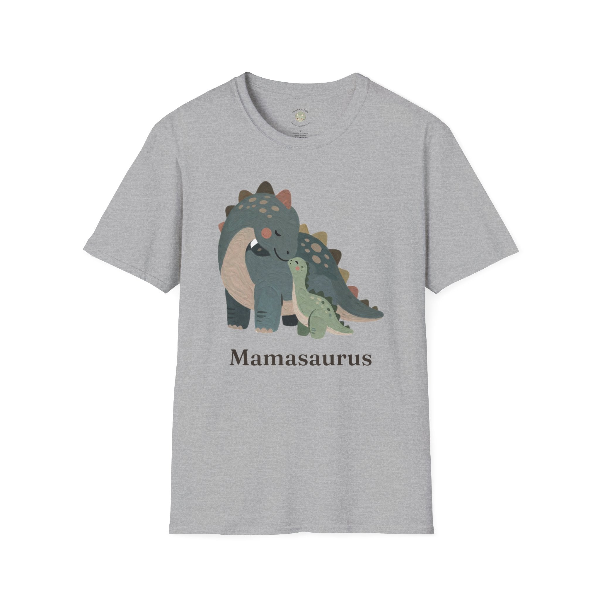Mamasaurus T-Shirt — Cute Dinosaur Mom Mother's Day Graphic Tee