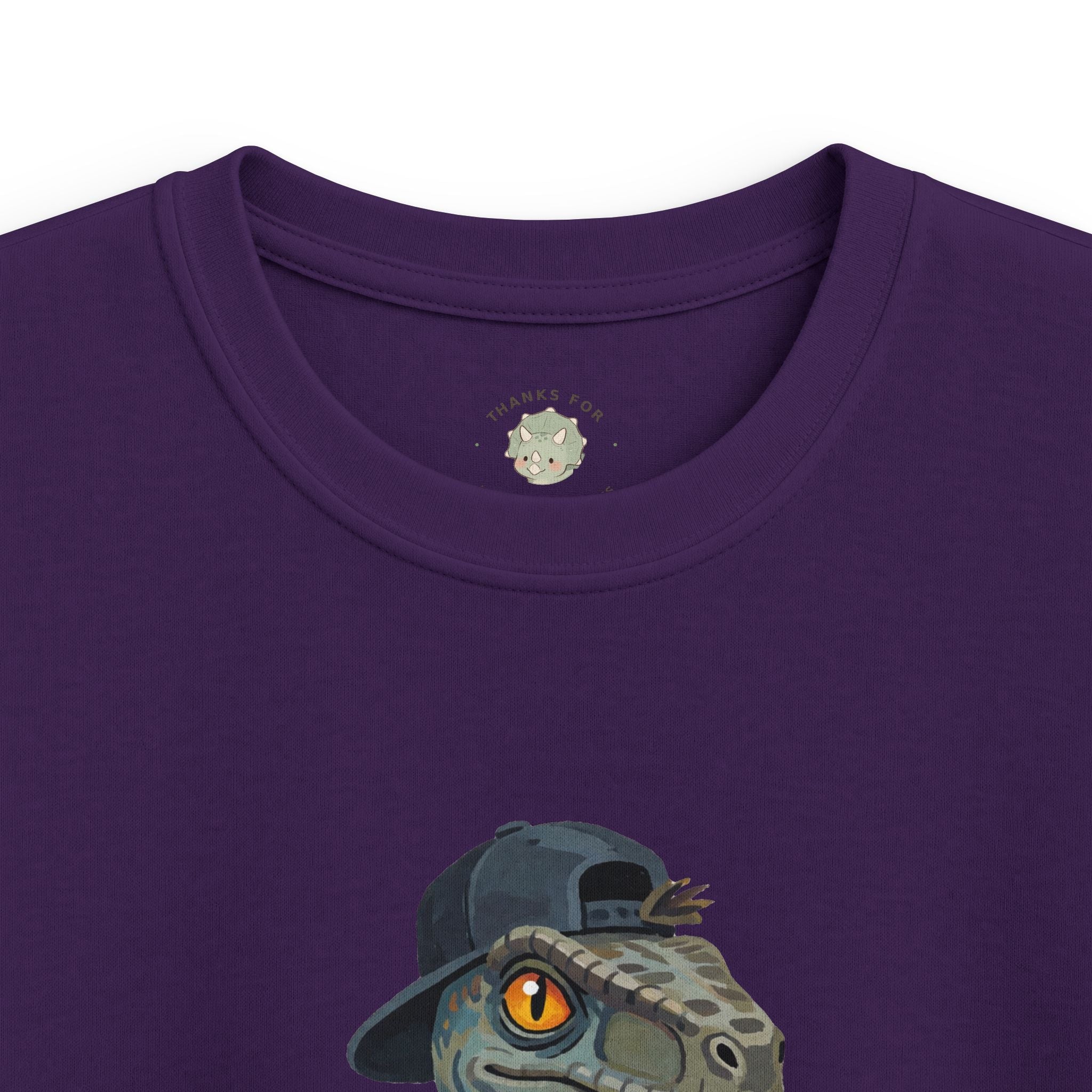 Kids Velocirapper T-Shirt — Funny Rapper Raptor Dinosaur Graphic Tee