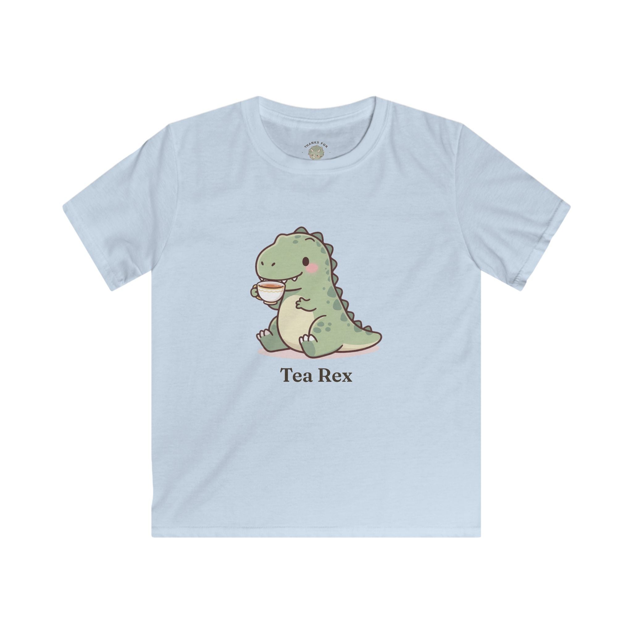 Kids Tea Rex T-Shirt — Cute Dinosaur Tea Lover Graphic Tee