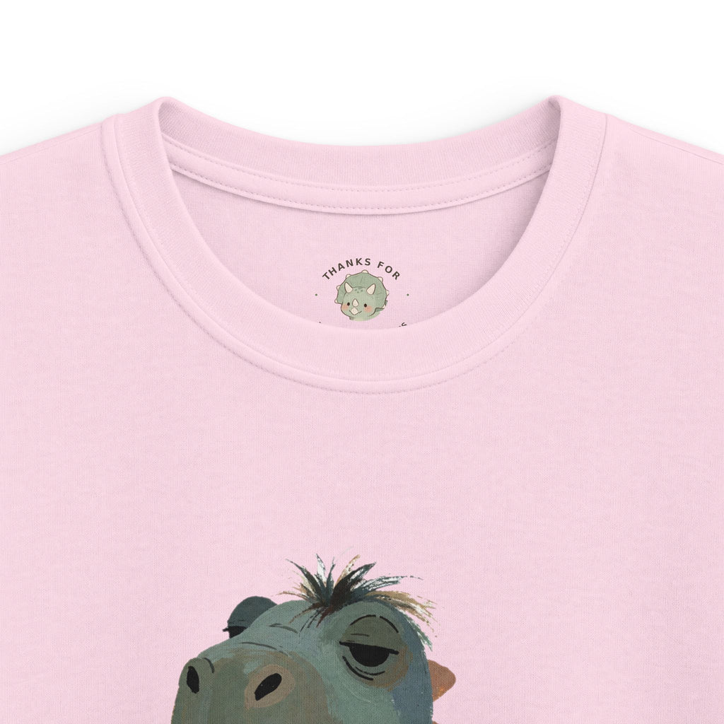 Kids Not a Morning Dino T-Shirt — Funny Sleepy Dinosaur Graphic Tee