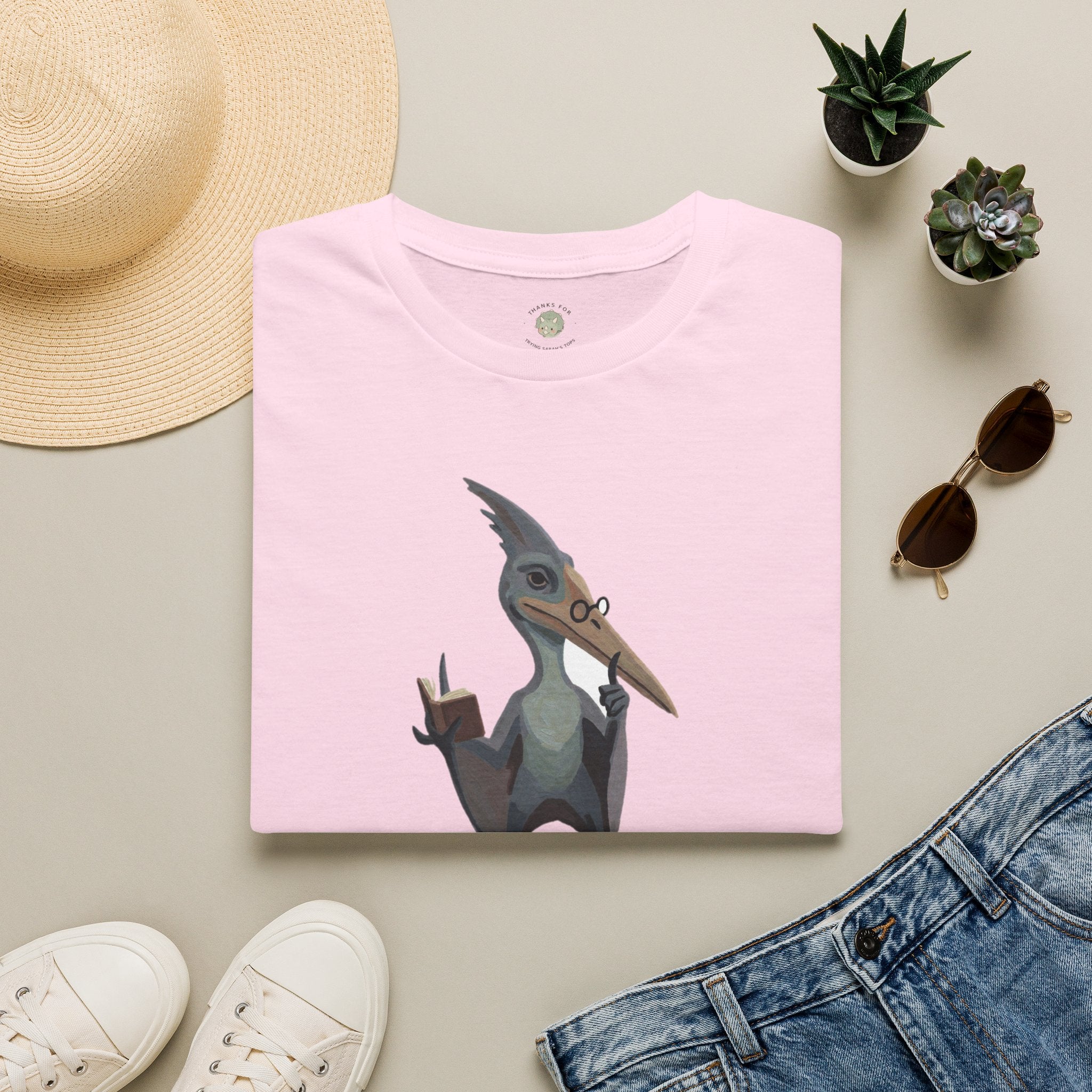 The Silent P T-Shirt — Funny Pterodactyl Grammar Pun Graphic Tee