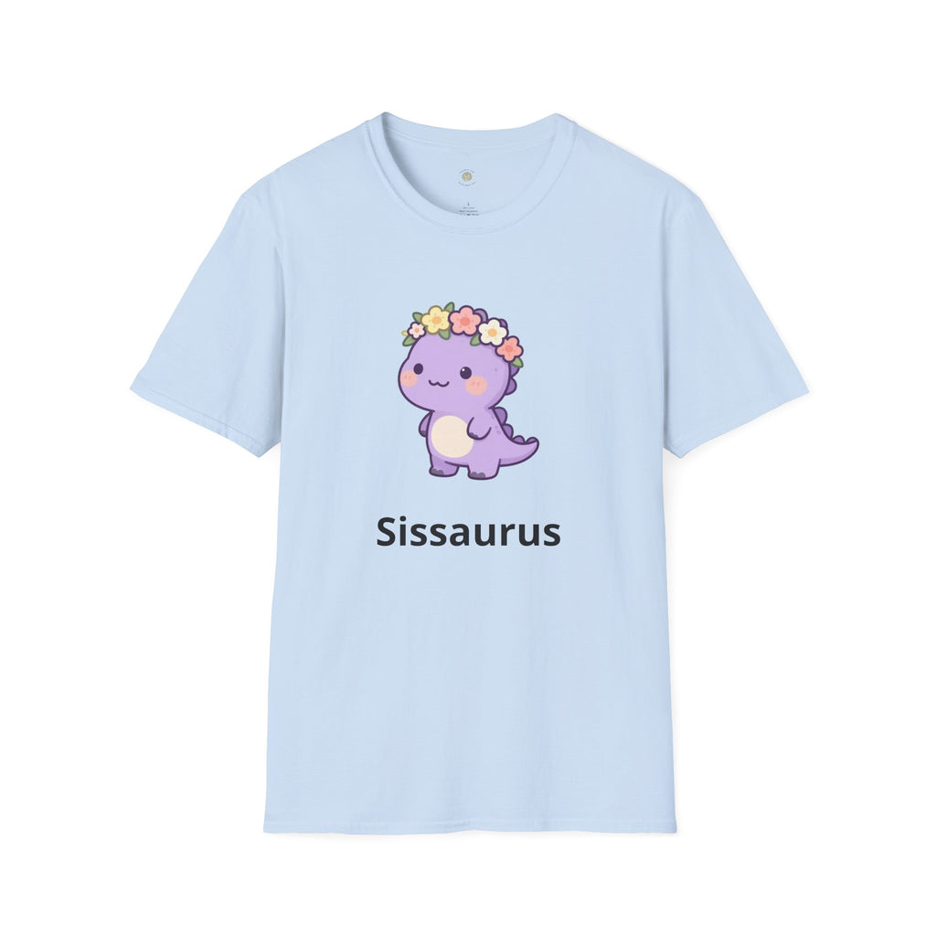 Personalized Big Sister Dinosaur T-Shirt — Custom Name Tee