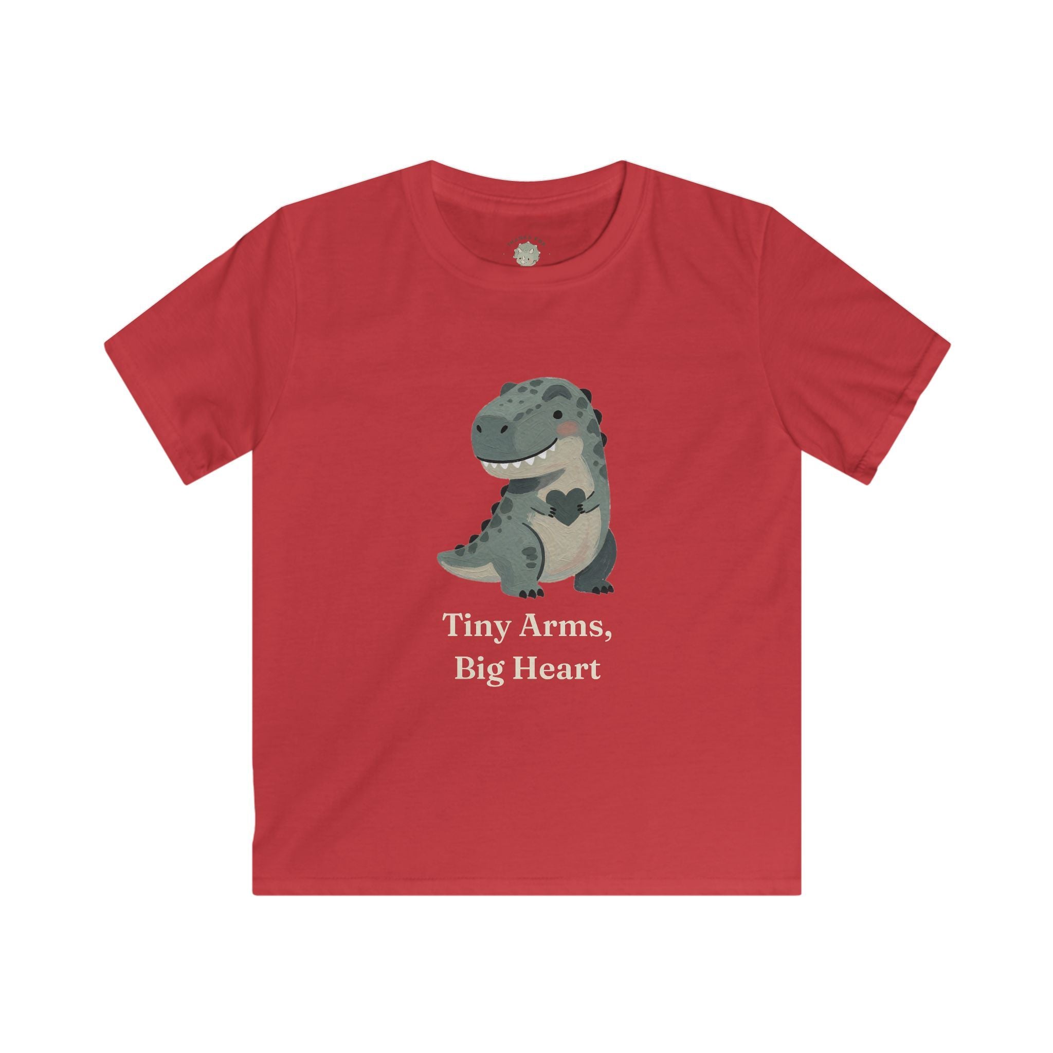 Kids Tiny Arms, Big Heart T-Shirt — Cute Sweet T-Rex Love Graphic Tee