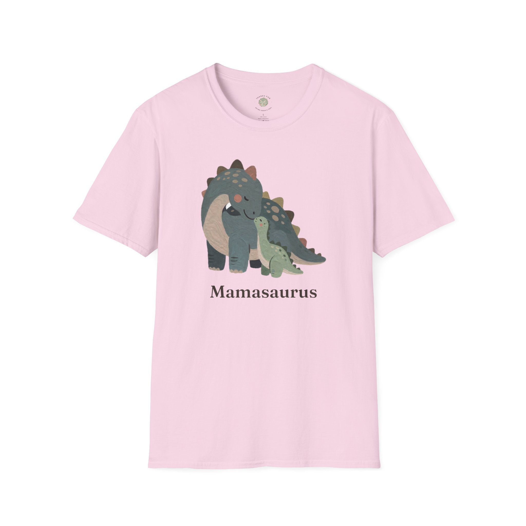 Mamasaurus T-Shirt — Cute Dinosaur Mom Mother's Day Graphic Tee