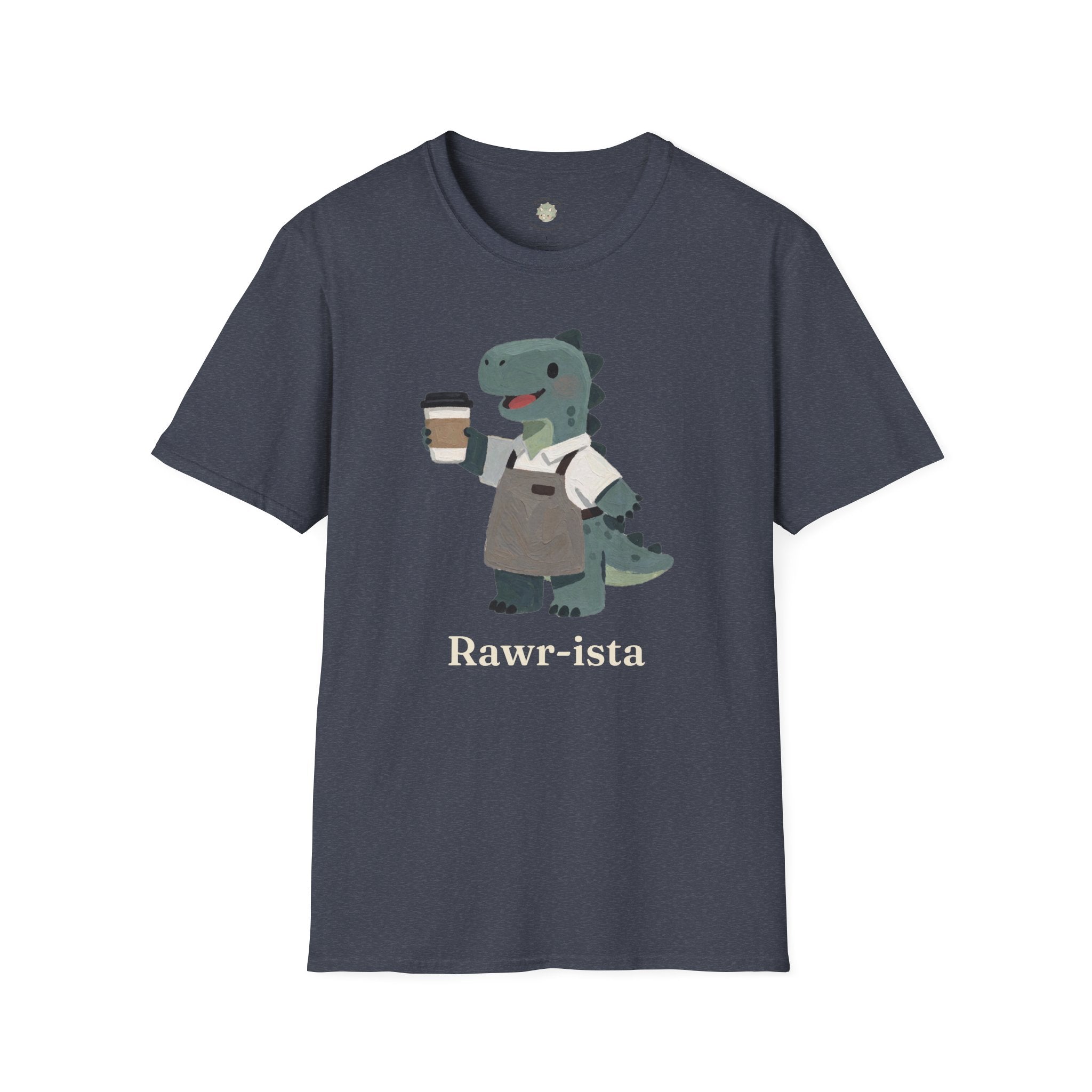 Rawr-ista T-Shirt — Funny Coffee Dinosaur Barista Graphic Tee