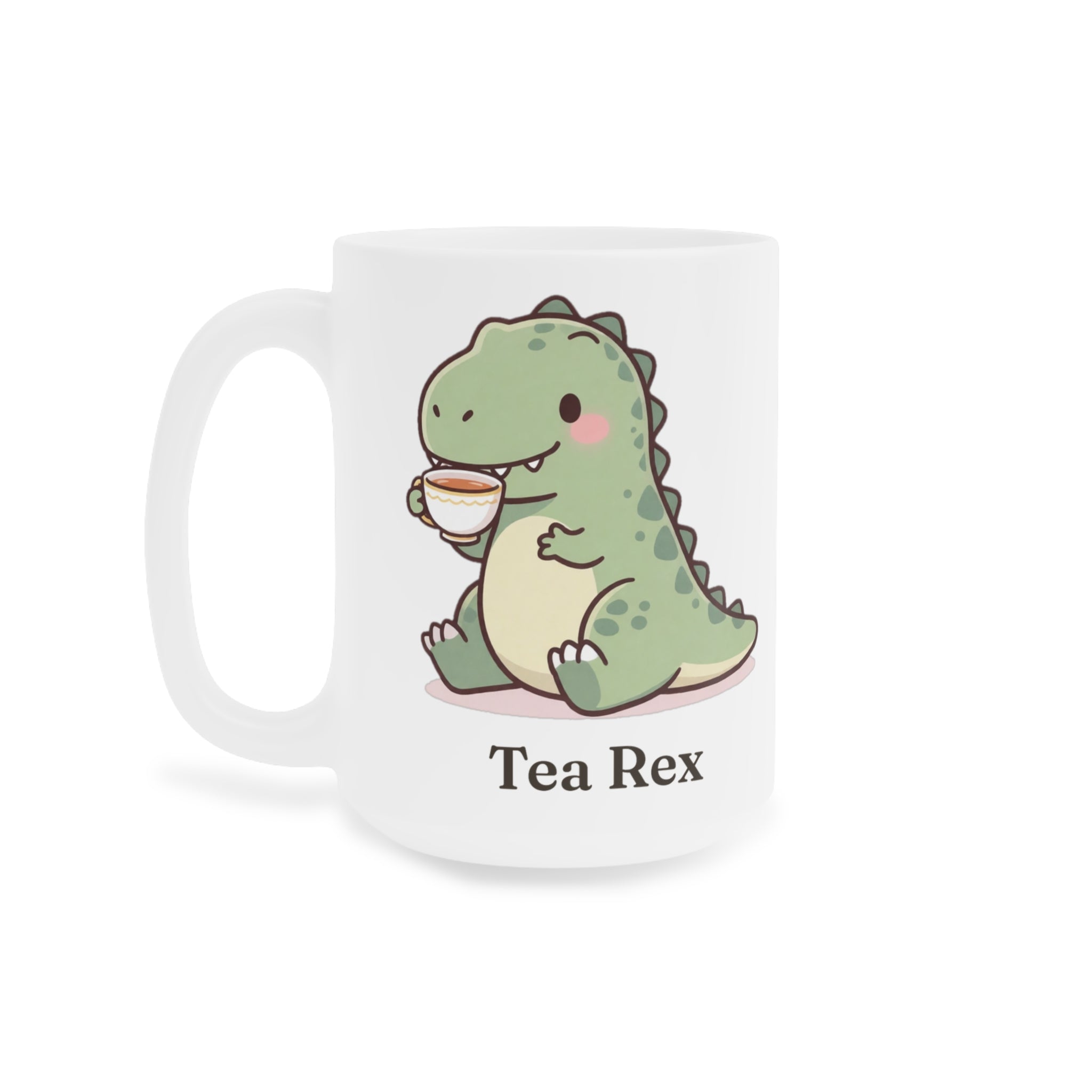 Tea Rex Mug — Cute Dinosaur Tea Lover Ceramic Mug
