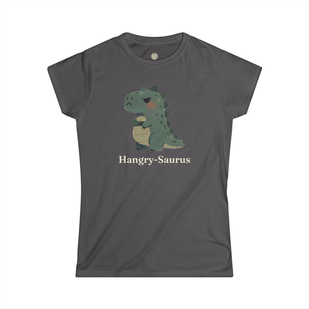 Hangry-Saurus T-Shirt — Funny Hungry Grumpy Dinosaur Graphic Tee