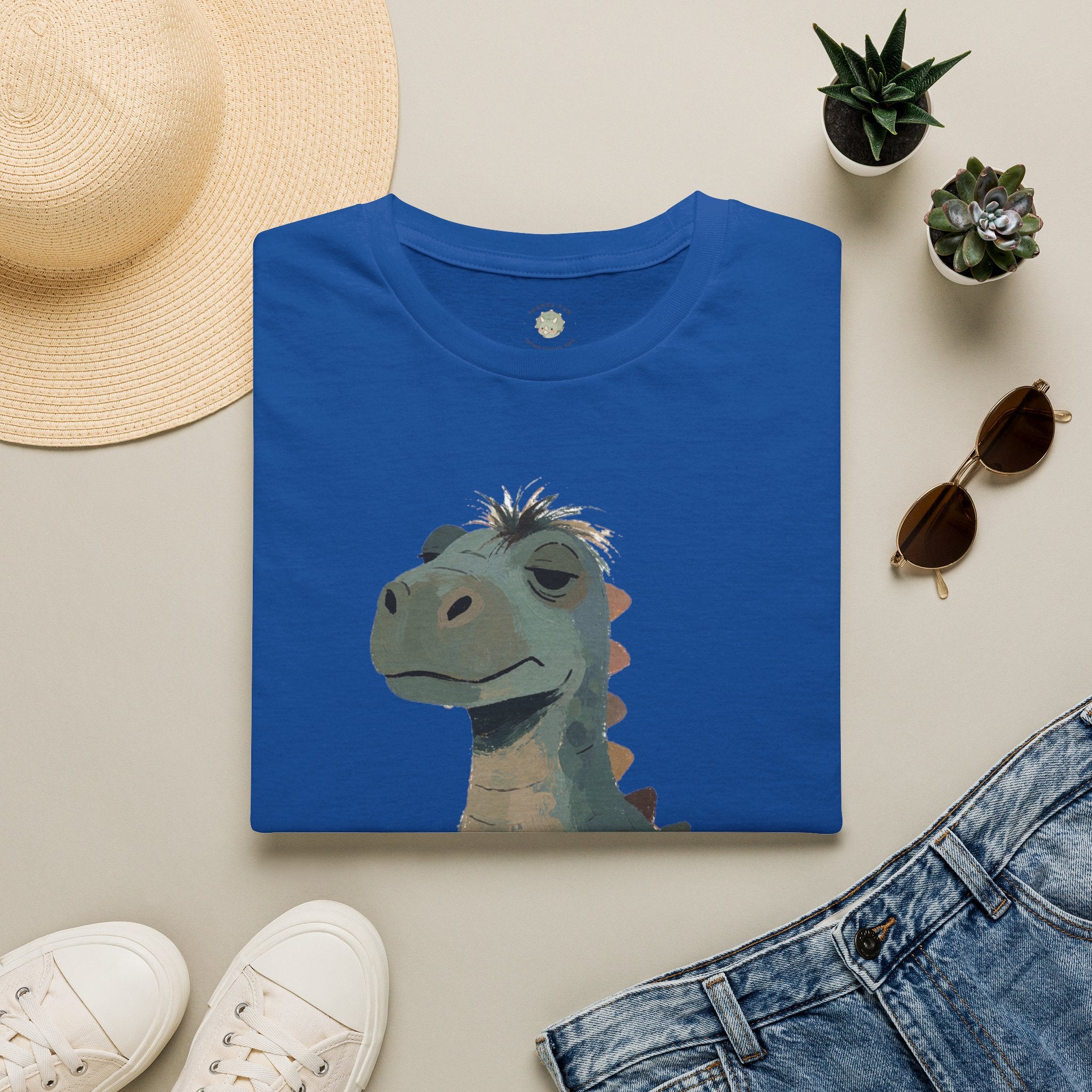 Not a Morning Dino T-Shirt — Funny Sleepy Dinosaur Graphic Tee