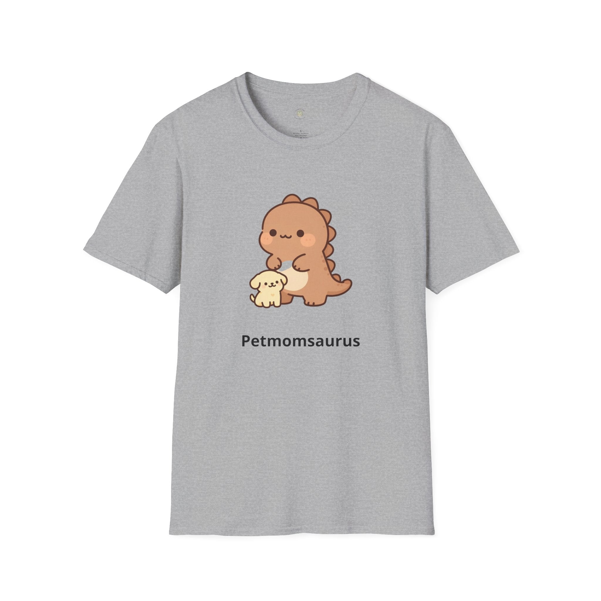 Personalized Fur Parent Dinosaur T-Shirt — Custom Name Pet Lover Tee