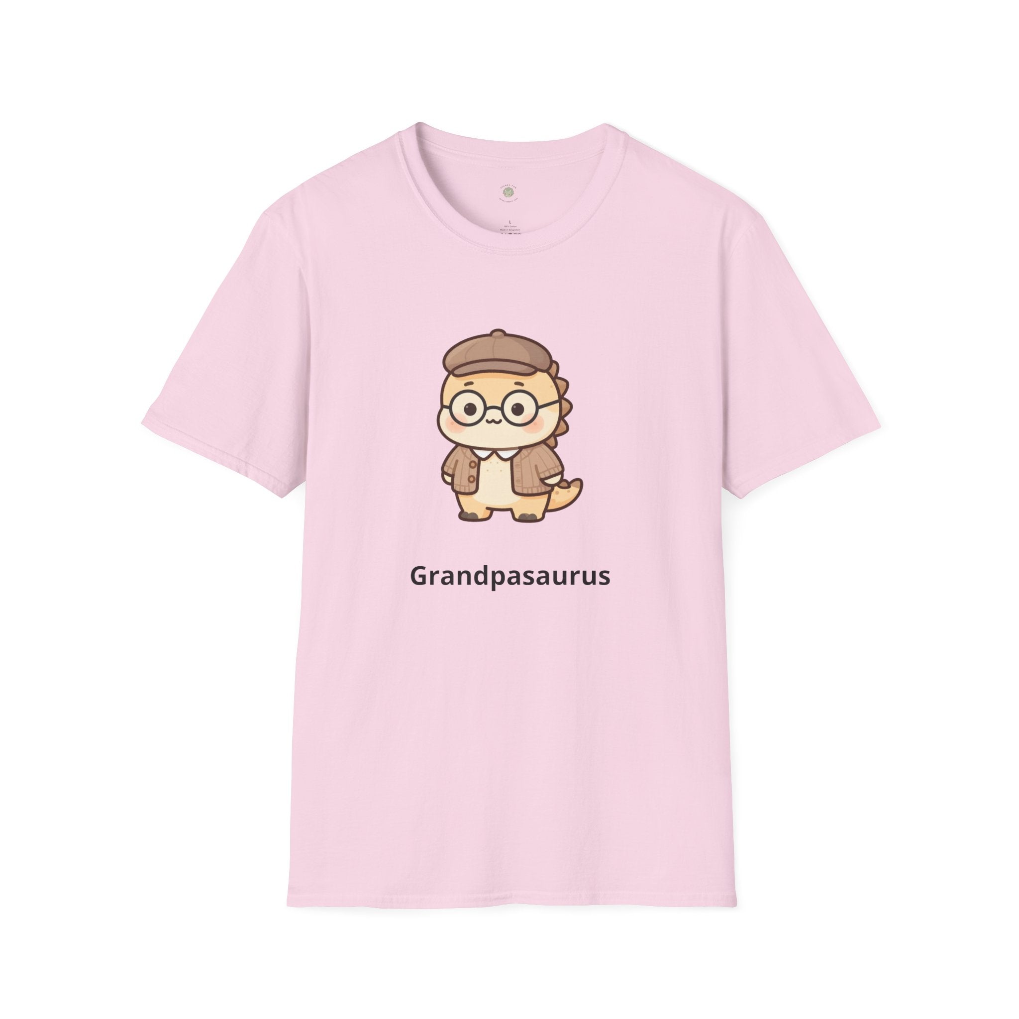 Personalized Grandpa Dinosaur T-Shirt — Custom Name Gift Tee