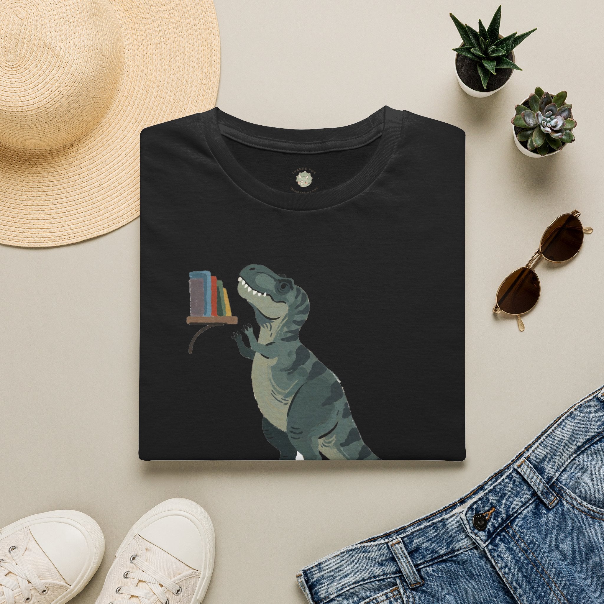 Short Arms, Big Dreams T-Shirt — Funny Motivational T-Rex Graphic Tee
