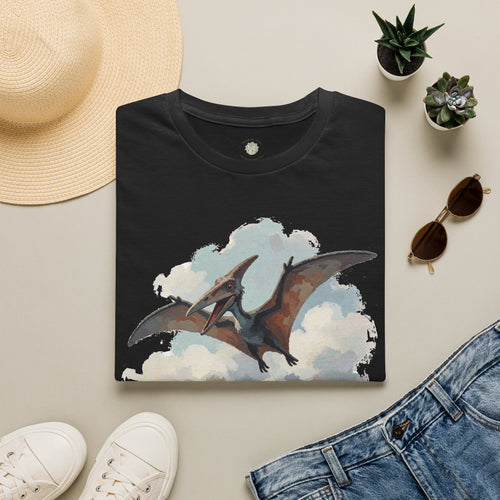 Dino-Soar T-Shirt — Cute Flying Pterodactyl Pun Graphic Tee
