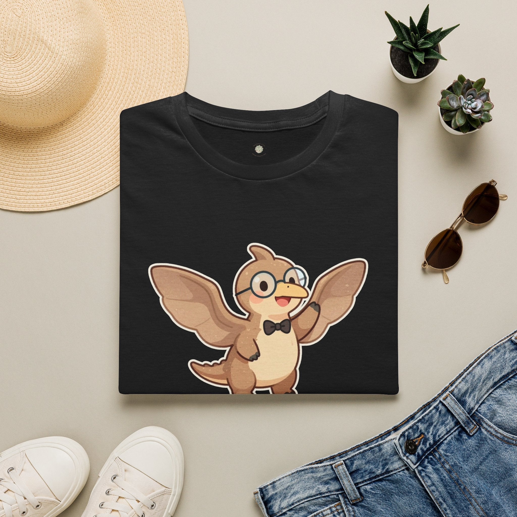 Ptero-Factyl T-Shirt — Funny Fun Facts Pterodactyl Dinosaur Graphic Tee