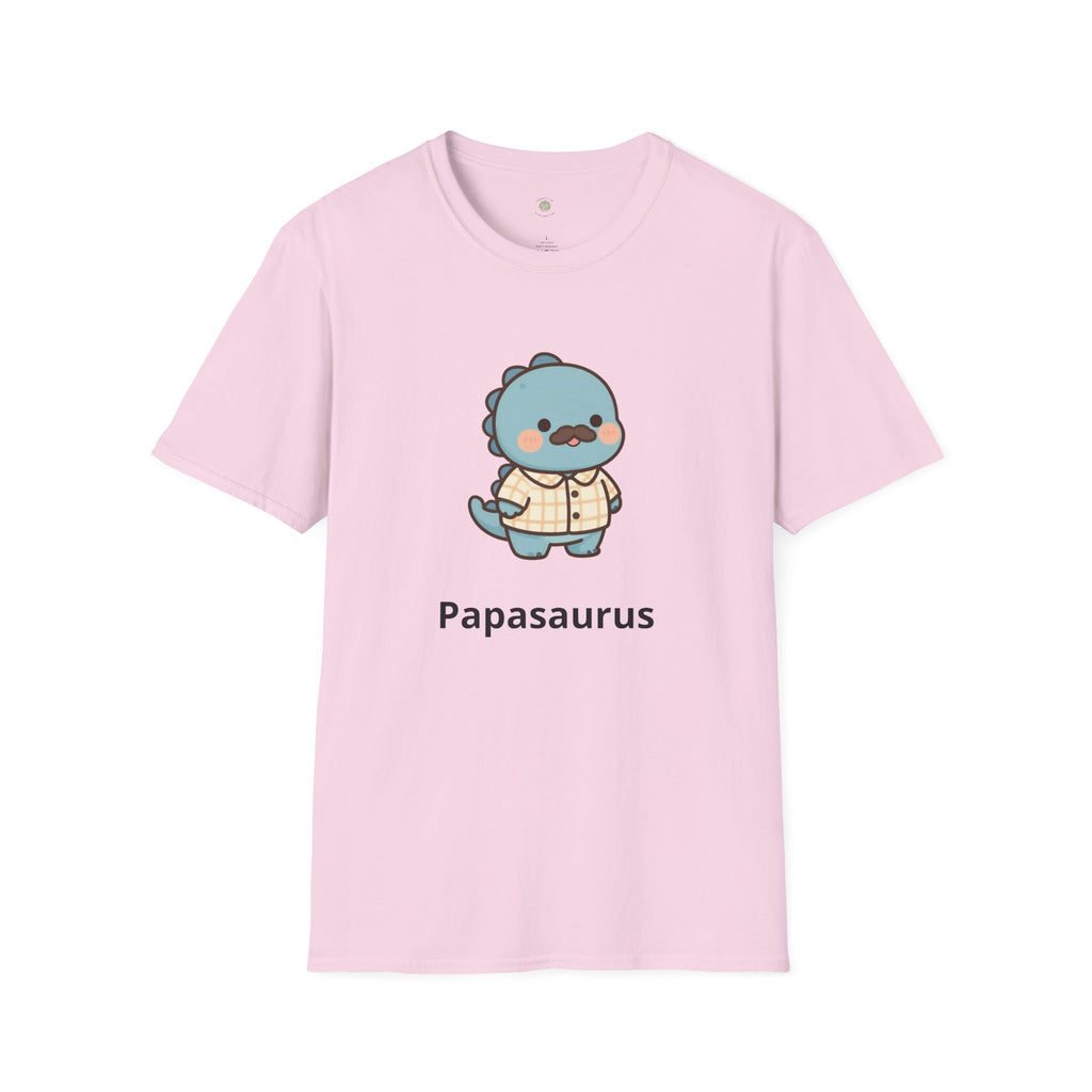 Personalized Papa Dinosaur T-Shirt — Custom Name Dad Tee