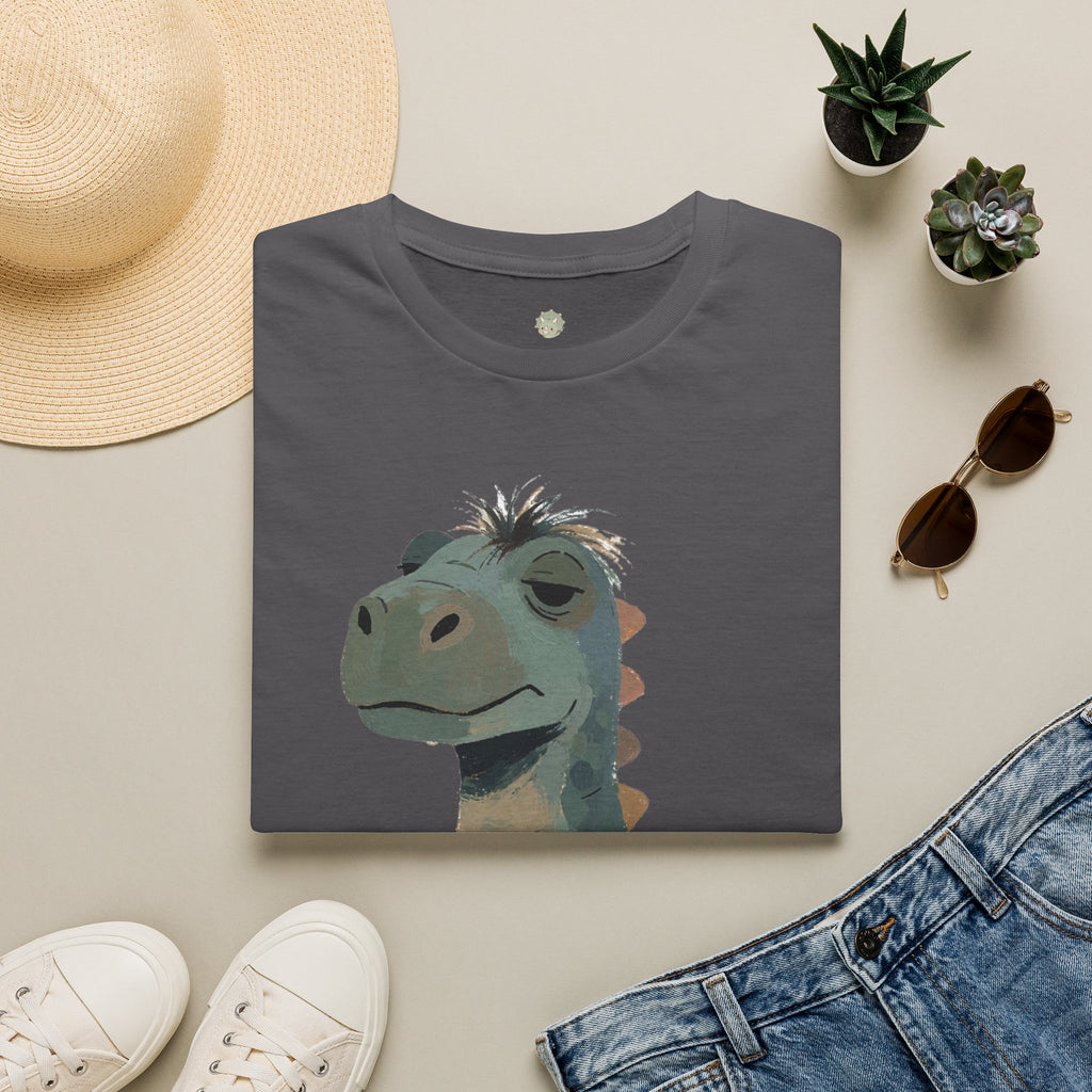 Not a Morning Dino T-Shirt — Funny Sleepy Dinosaur Graphic Tee