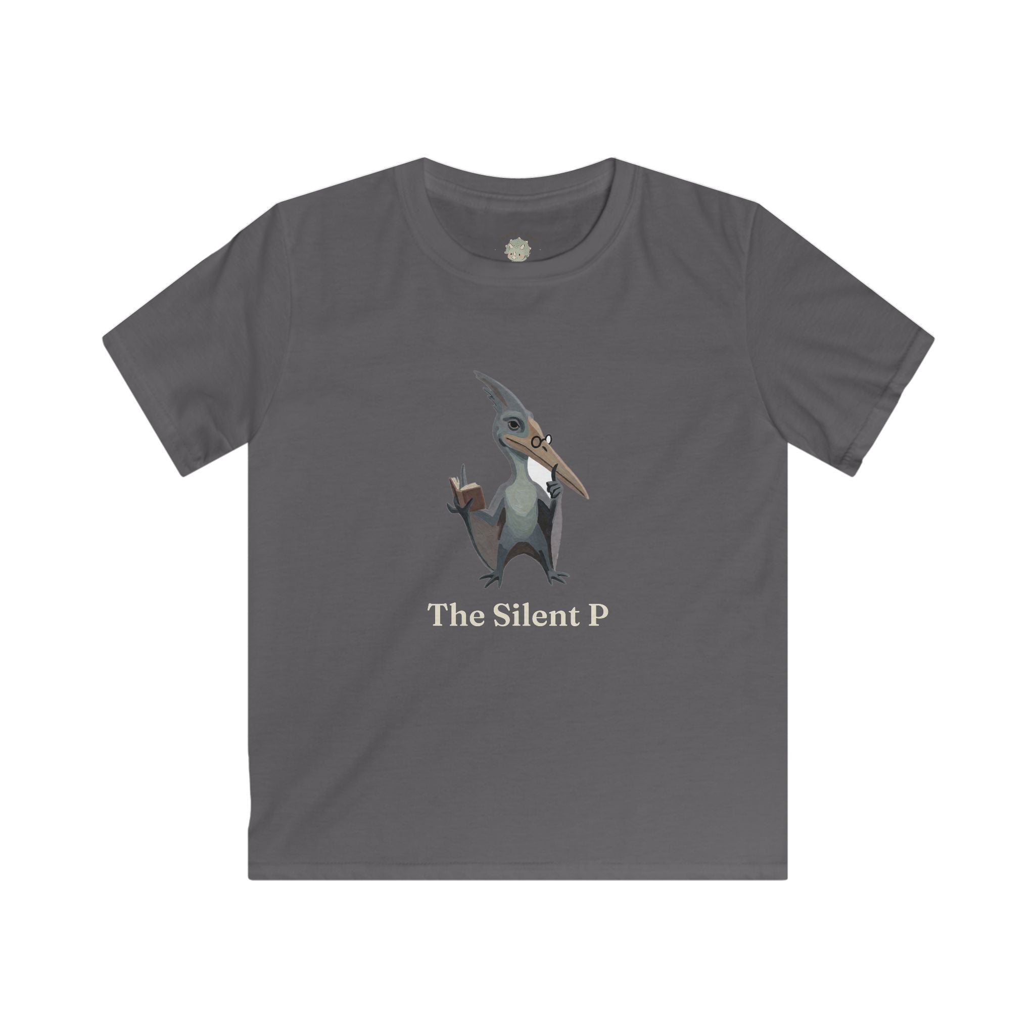 Kids The Silent P T-Shirt — Funny Pterodactyl Grammar Pun Graphic Tee
