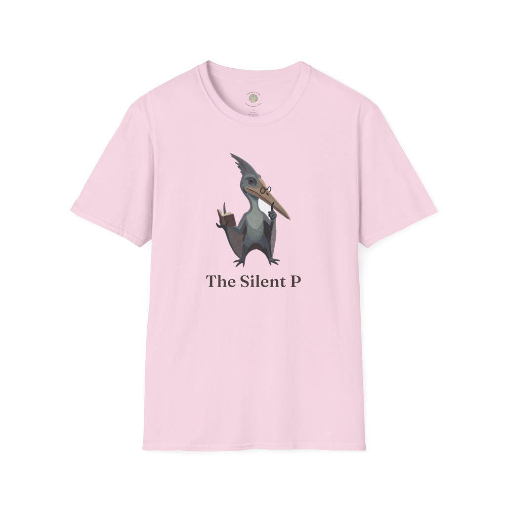 The Silent P T-Shirt — Funny Pterodactyl Grammar Pun Graphic Tee