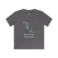 Kids Short Arms, Big Dreams T-Shirt — Funny Motivational T-Rex Graphic Tee