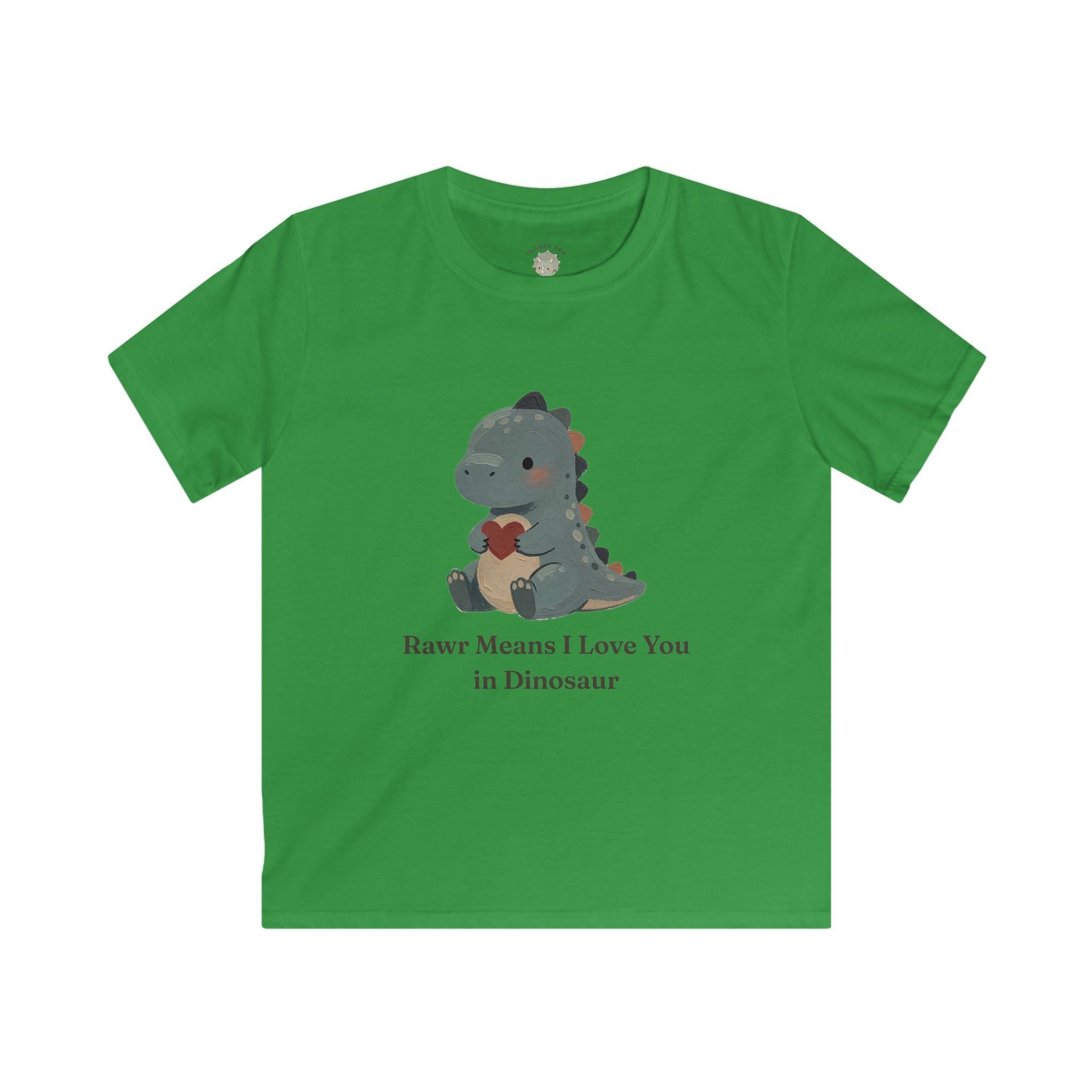 Kids Rawr Means I Love You T-Shirt — Cute Dinosaur Love Graphic Tee
