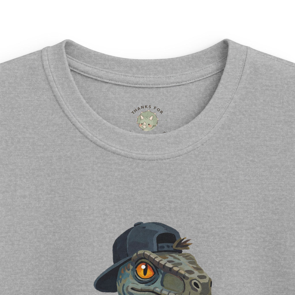 Kids Velocirapper T-Shirt — Funny Rapper Raptor Dinosaur Graphic Tee