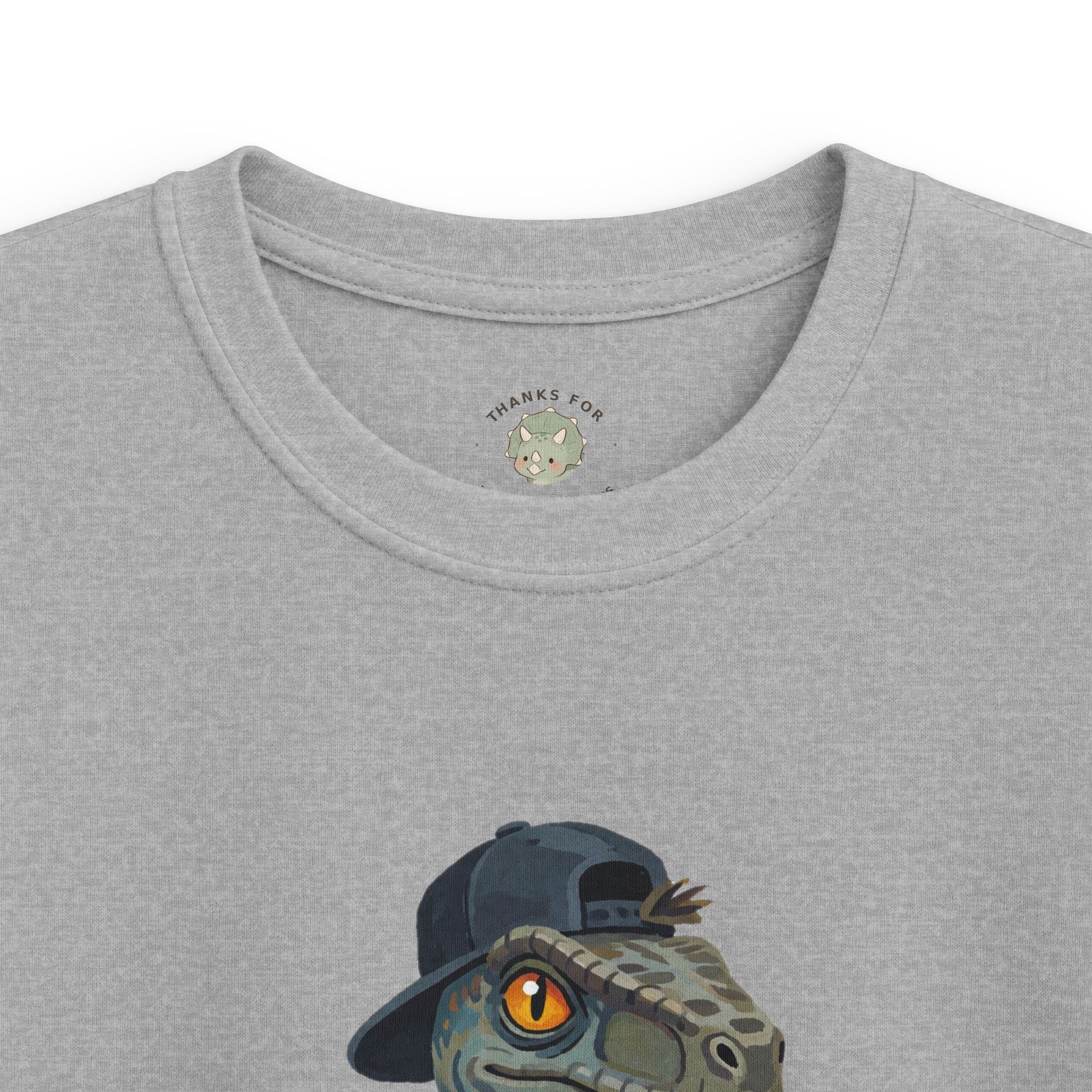 Kids Velocirapper T-Shirt — Funny Rapper Raptor Dinosaur Graphic Tee