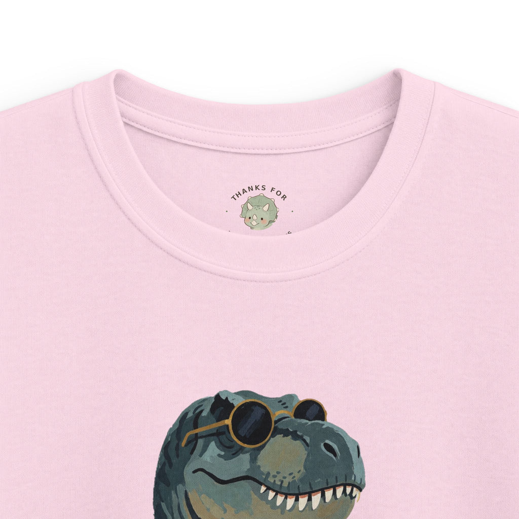 Kids Big Dino Energy T-Shirt — Funny Confident Cool Dinosaur Graphic Tee