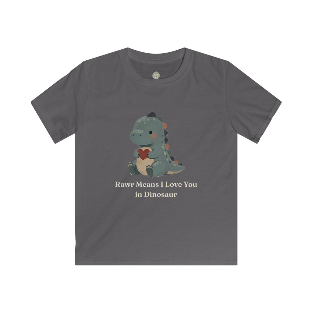 Kids Rawr Means I Love You T-Shirt — Cute Dinosaur Love Graphic Tee