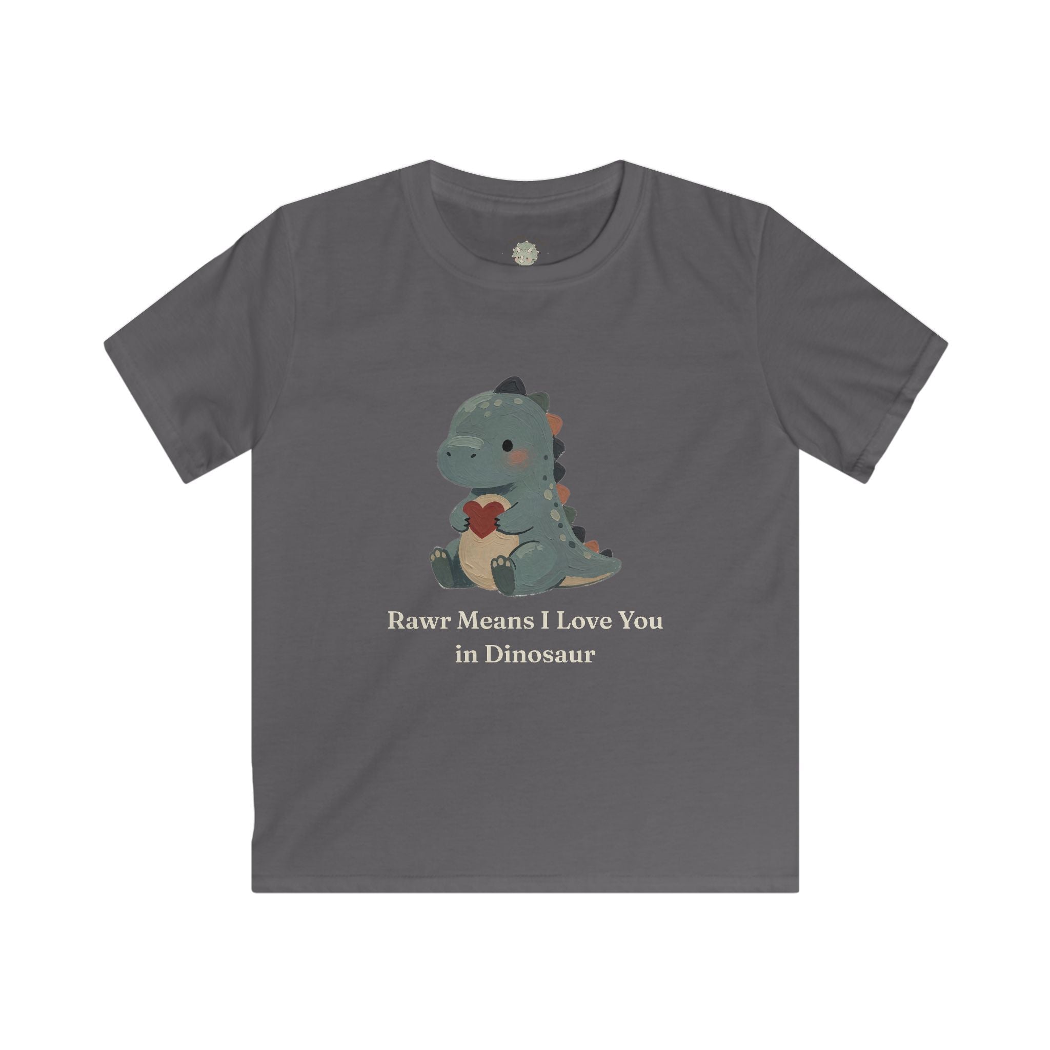 Kids Rawr Means I Love You T-Shirt — Cute Dinosaur Love Graphic Tee