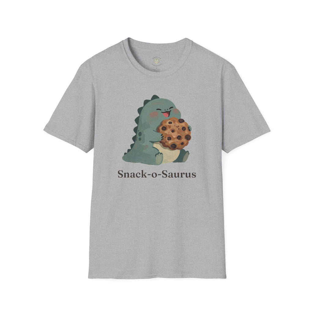 Snack-o-Saurus T-Shirt — Cute Cookie Dinosaur Snack Graphic Tee