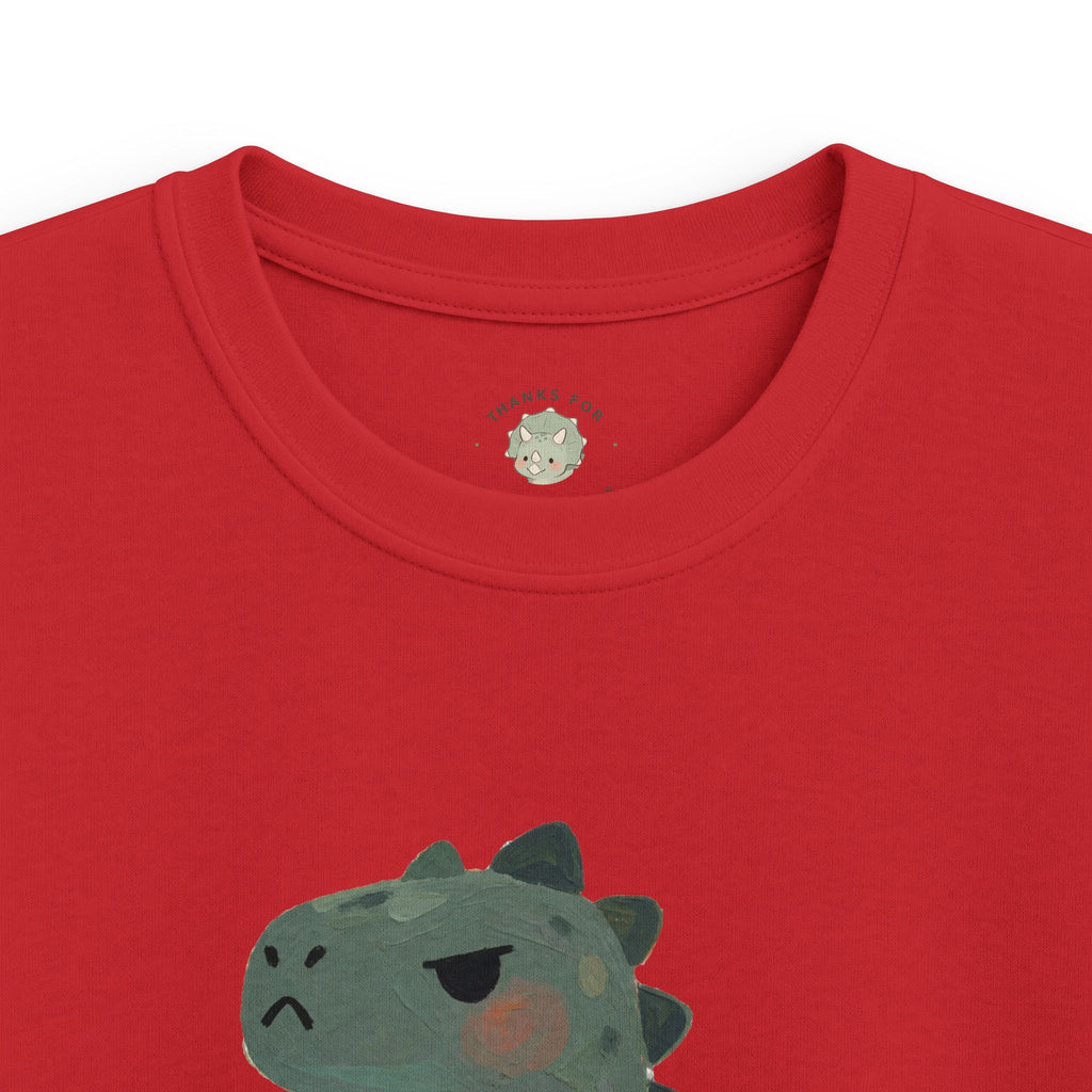 Kids Hangry-Saurus T-Shirt — Funny Hungry Grumpy Dinosaur Graphic Tee
