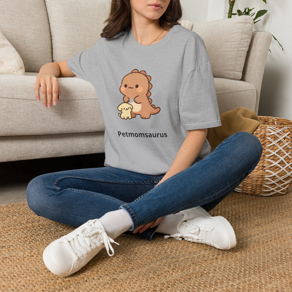 Personalized Fur Parent Dinosaur T-Shirt — Custom Name Pet Lover Tee