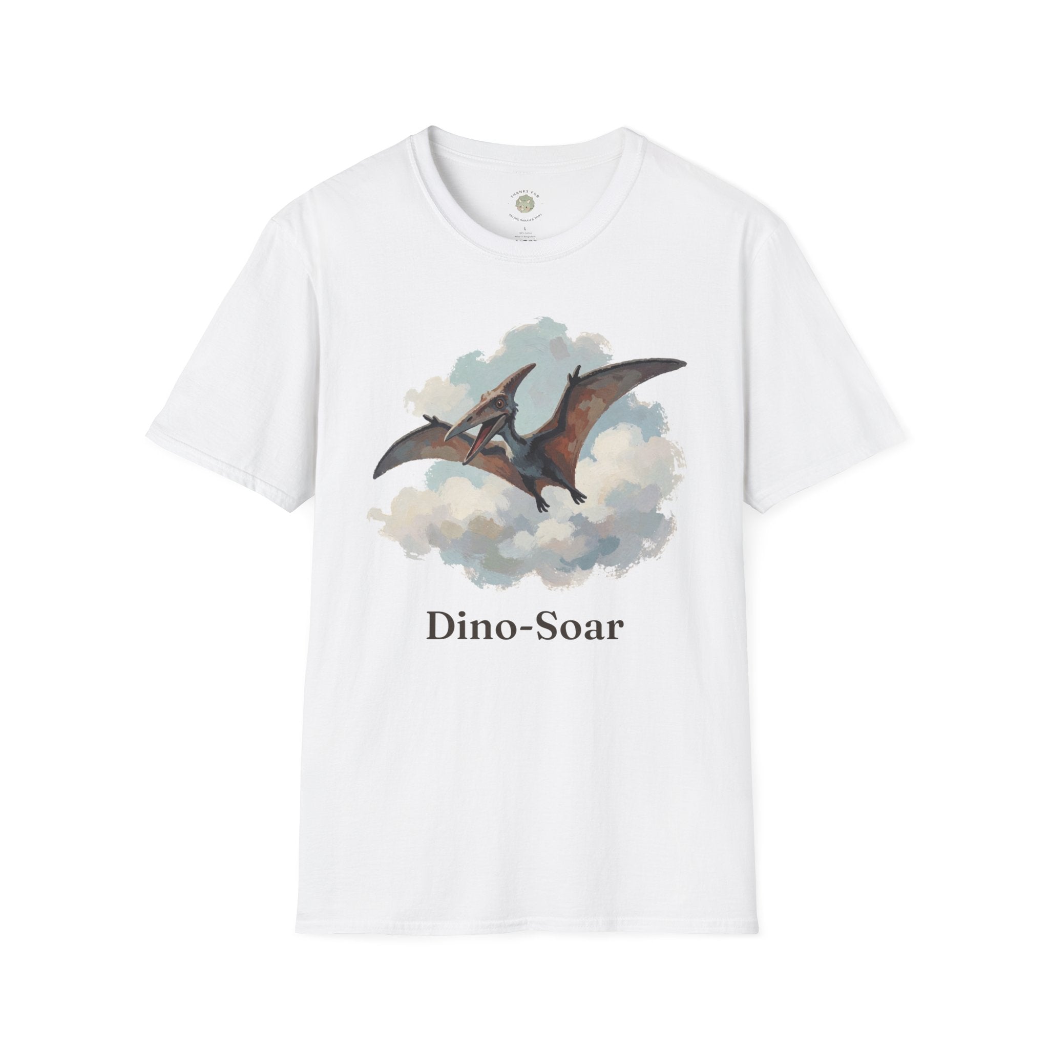 Dino-Soar T-Shirt — Cute Flying Pterodactyl Pun Graphic Tee