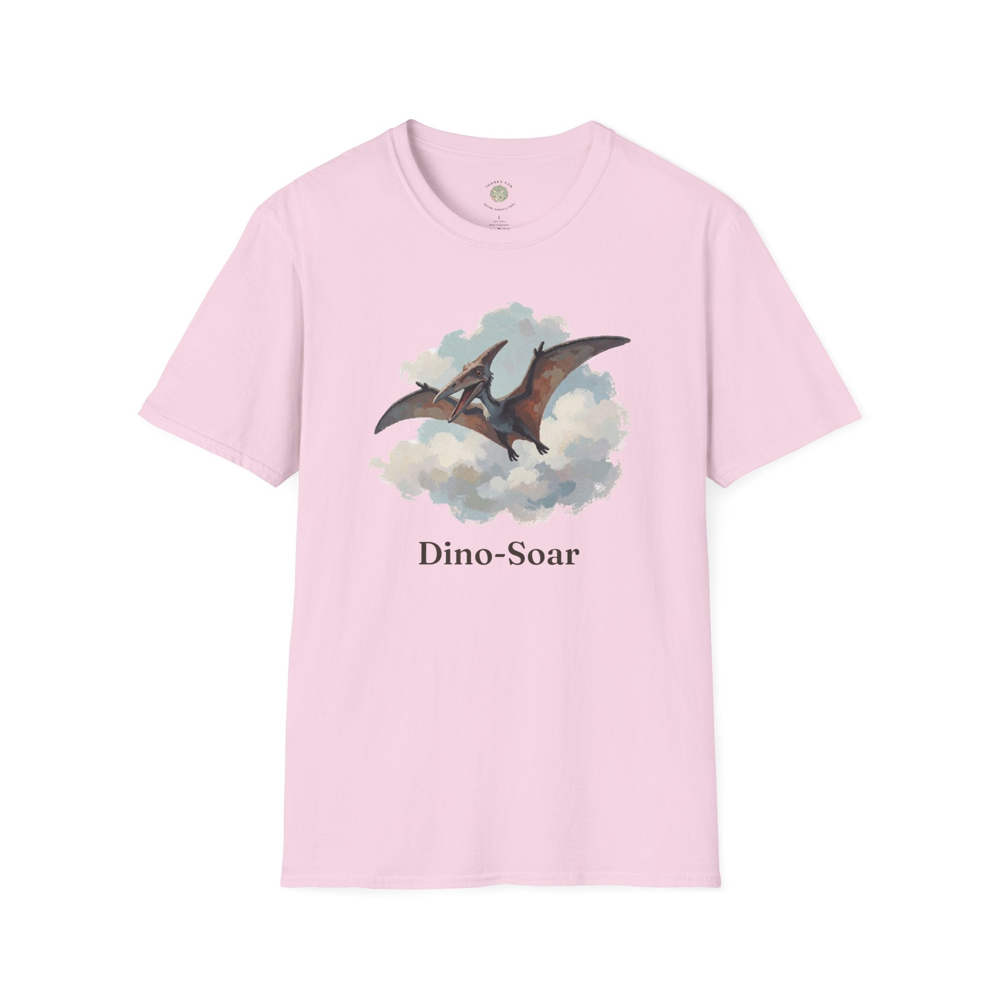 Dino-Soar T-Shirt — Cute Flying Pterodactyl Pun Graphic Tee