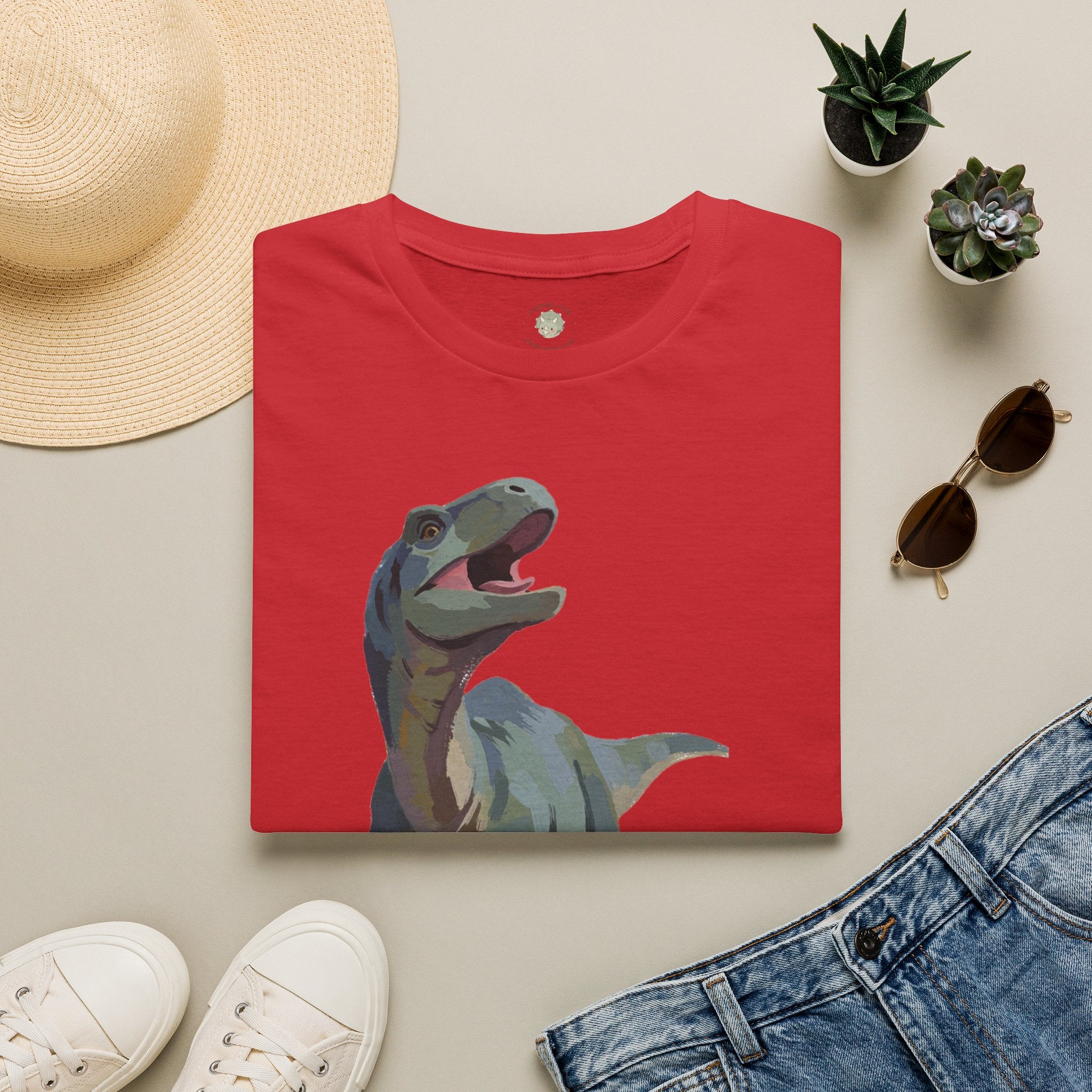 Prehysterical T-Shirt — Funny Laughing Dinosaur Pun Graphic Tee