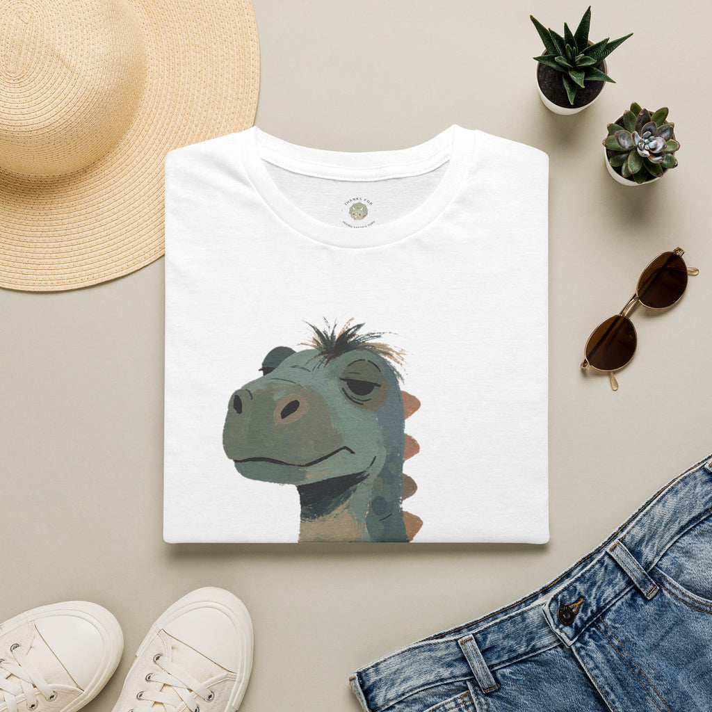 Not a Morning Dino T-Shirt — Funny Sleepy Dinosaur Graphic Tee