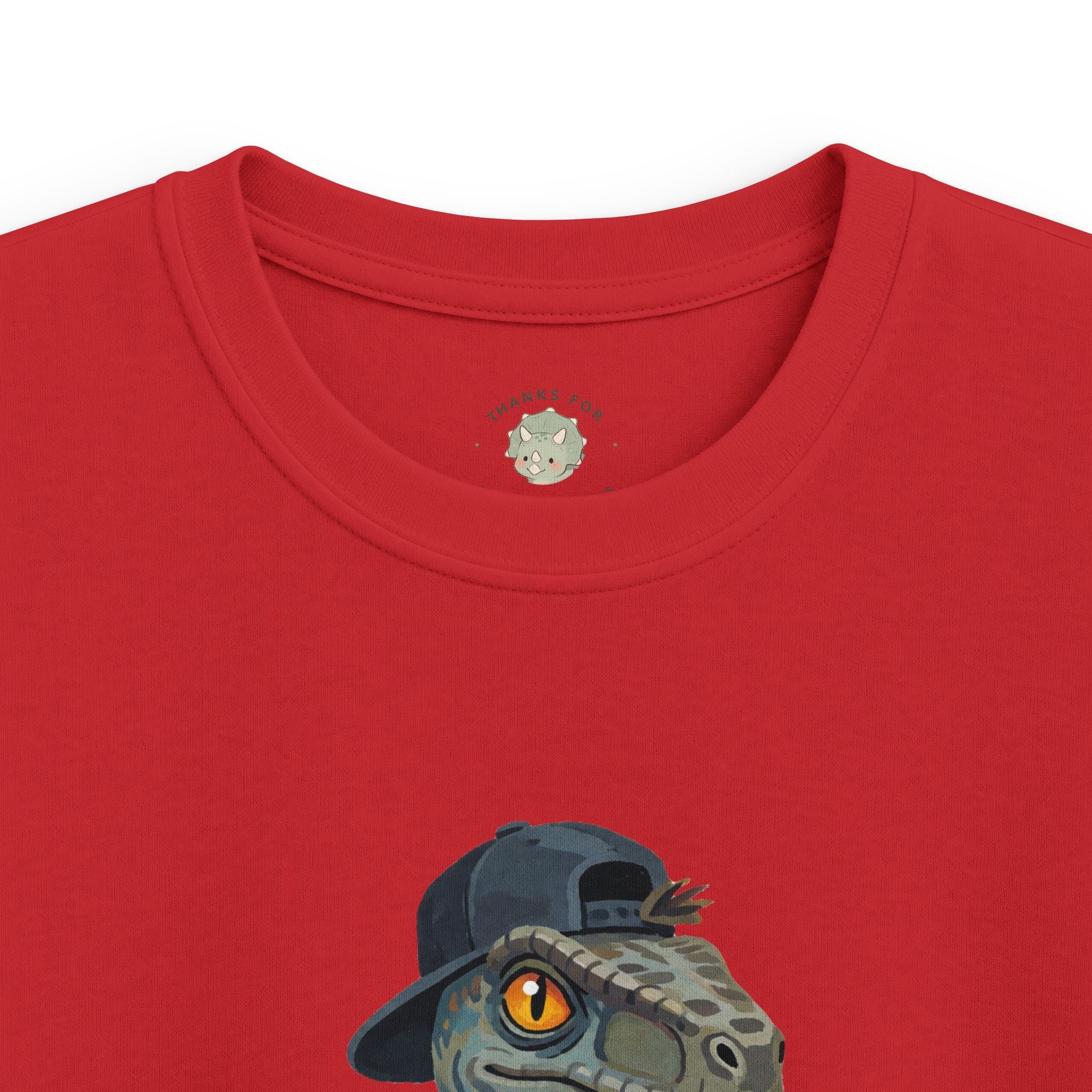 Kids Velocirapper T-Shirt — Funny Rapper Raptor Dinosaur Graphic Tee