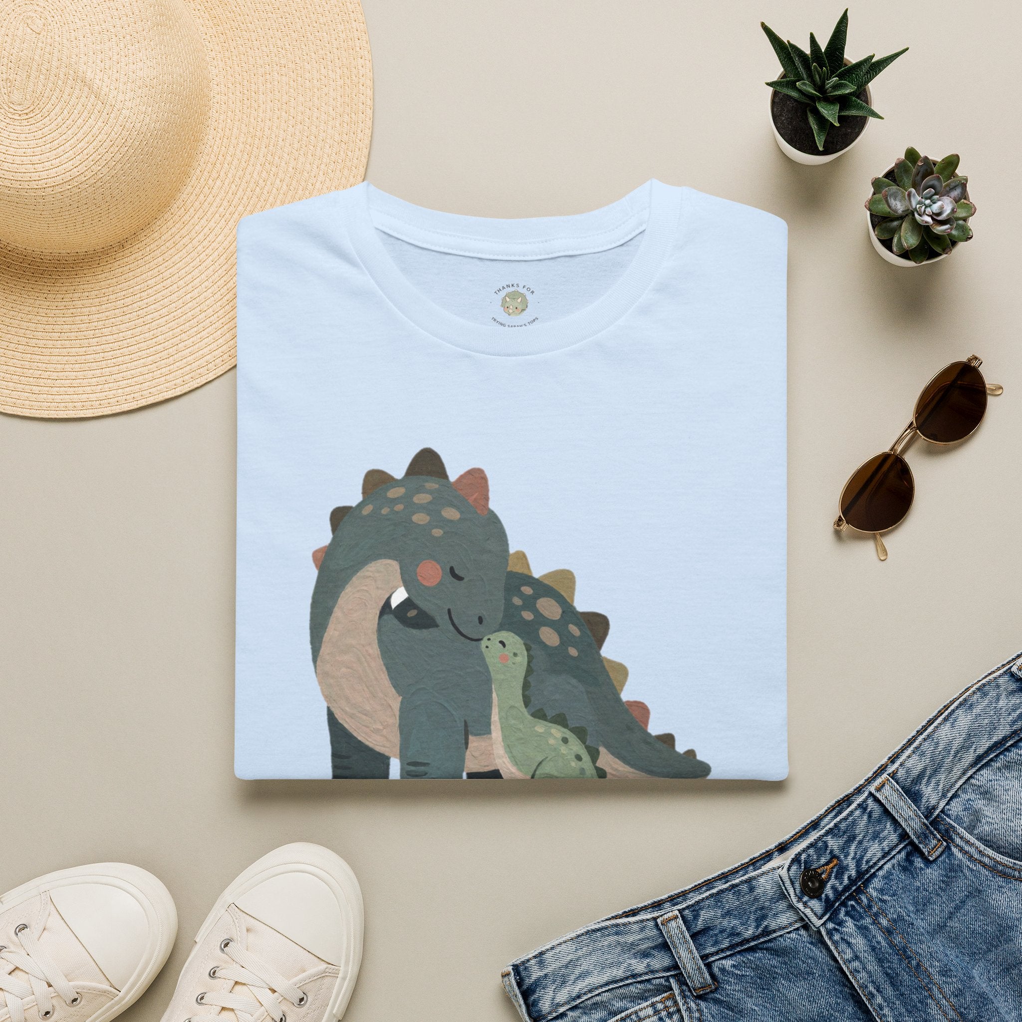 Mamasaurus T-Shirt — Cute Dinosaur Mom Mother's Day Graphic Tee
