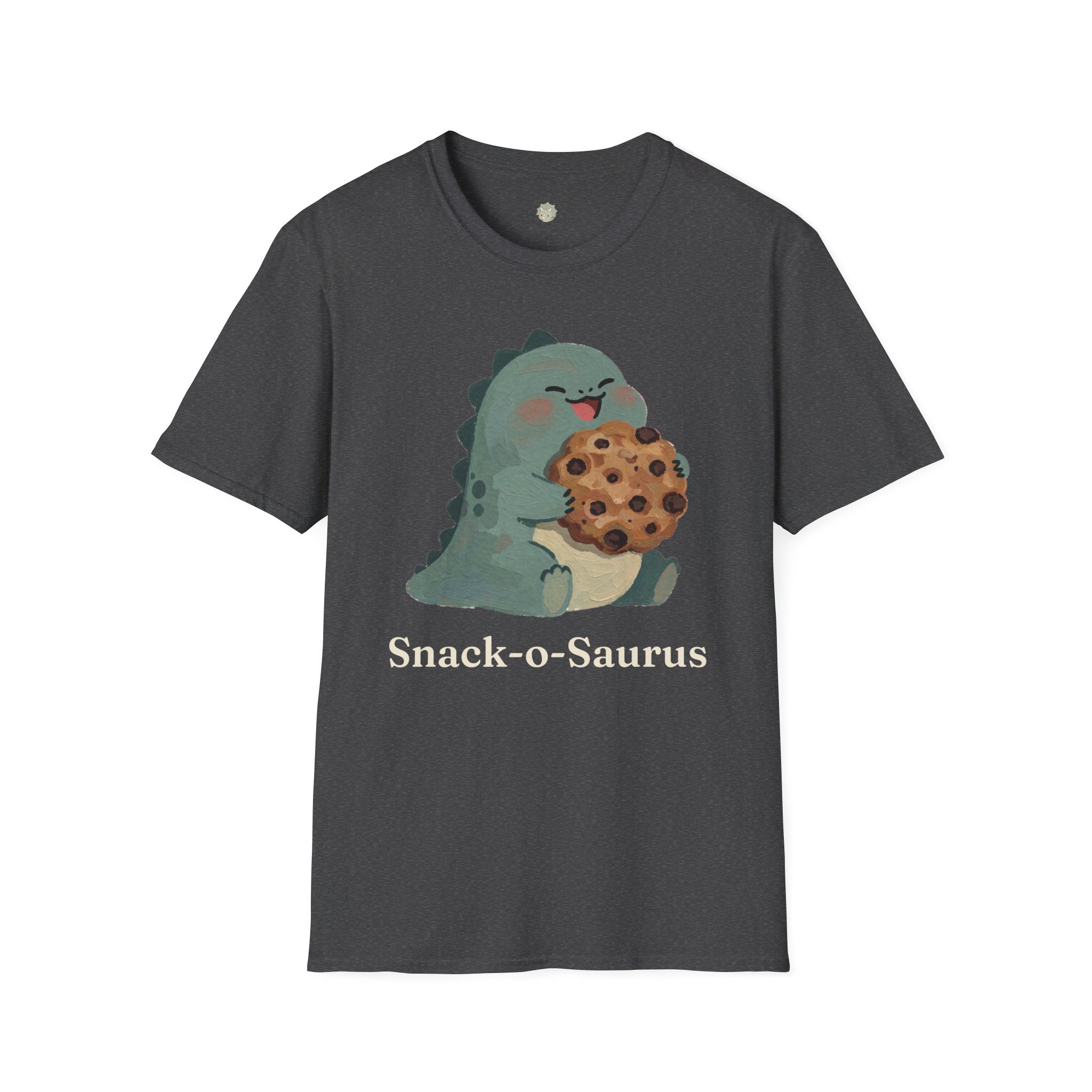 Snack-o-Saurus T-Shirt — Cute Cookie Dinosaur Snack Graphic Tee