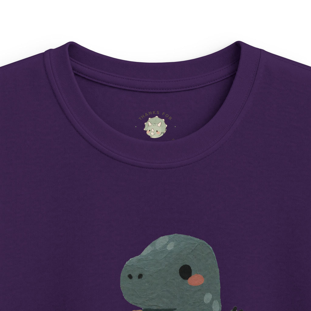 Kids Rawrkward T-Shirt — Funny Awkward Shy Dinosaur Graphic Tee