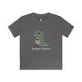 Kids Hangry-Saurus T-Shirt — Funny Hungry Grumpy Dinosaur Graphic Tee