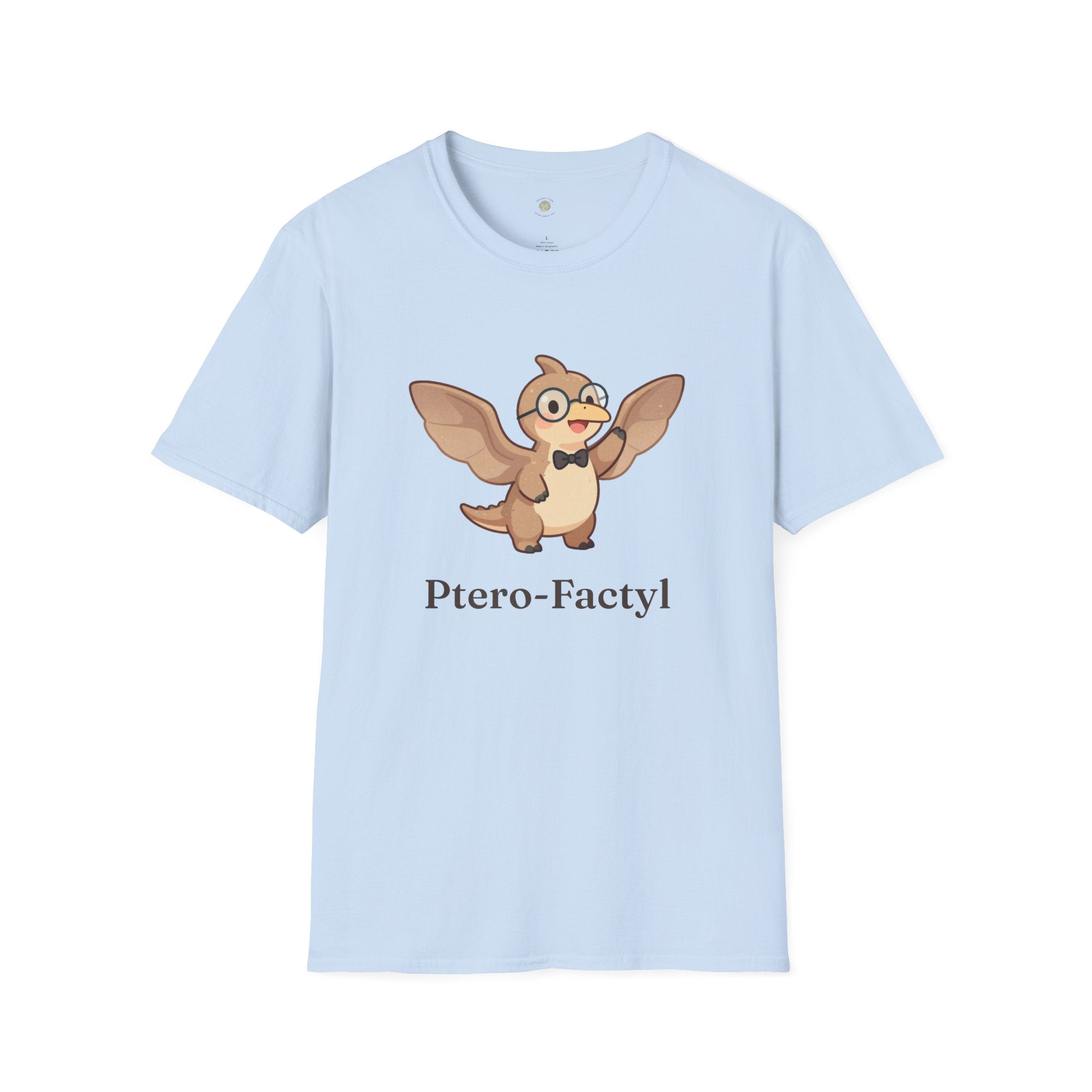 Ptero-Factyl T-Shirt — Funny Fun Facts Pterodactyl Dinosaur Graphic Tee