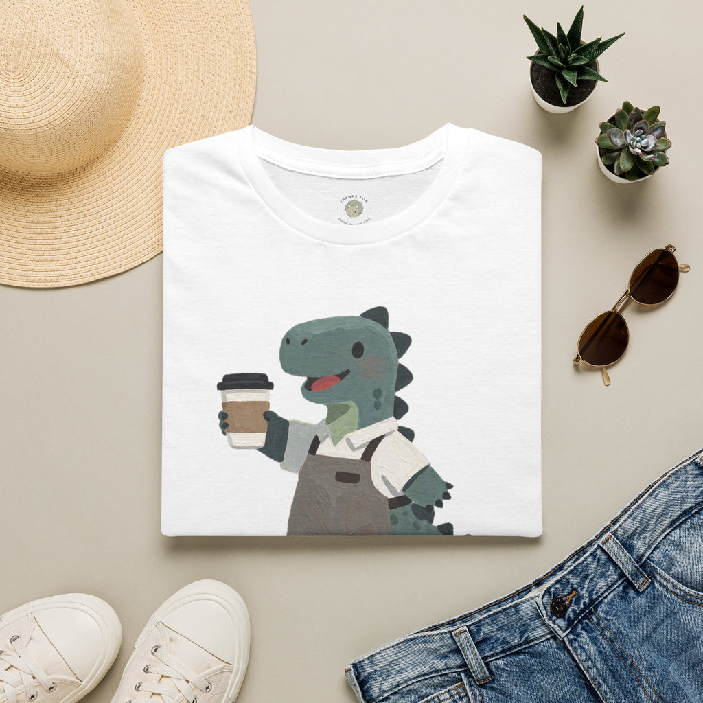 Rawr-ista T-Shirt — Funny Coffee Dinosaur Barista Graphic Tee