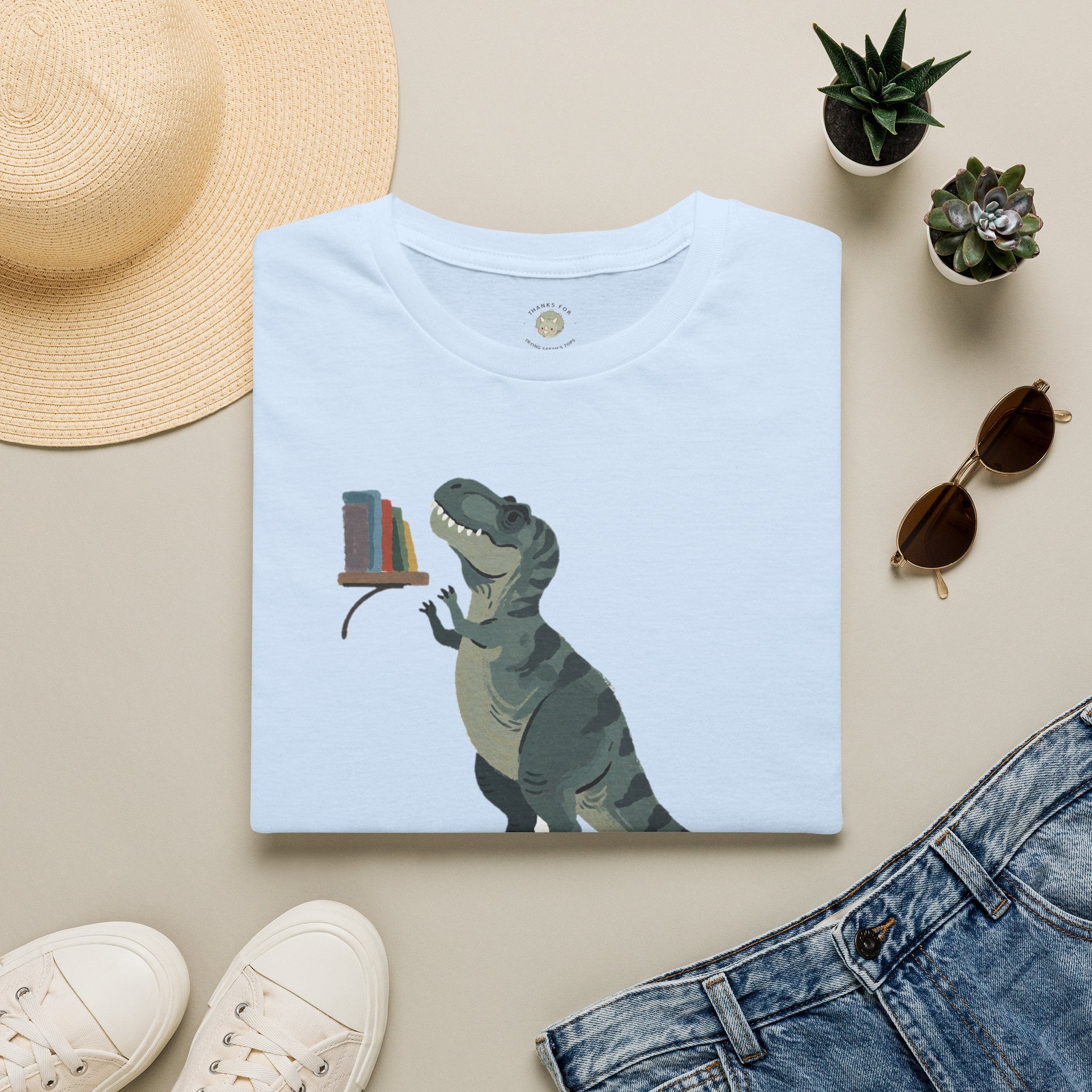 Short Arms, Big Dreams T-Shirt — Funny Motivational T-Rex Graphic Tee