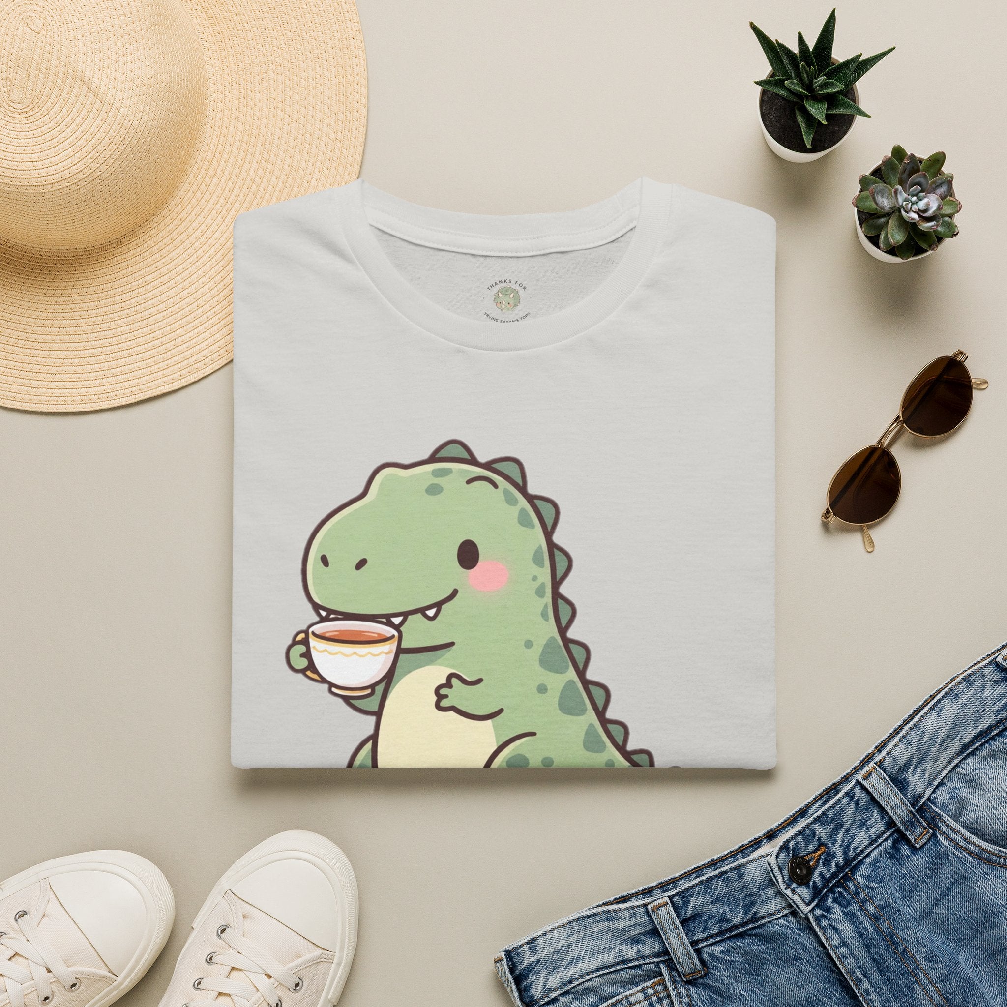 Tea Rex T-Shirt — Cute Dinosaur Tea Lover Graphic Tee