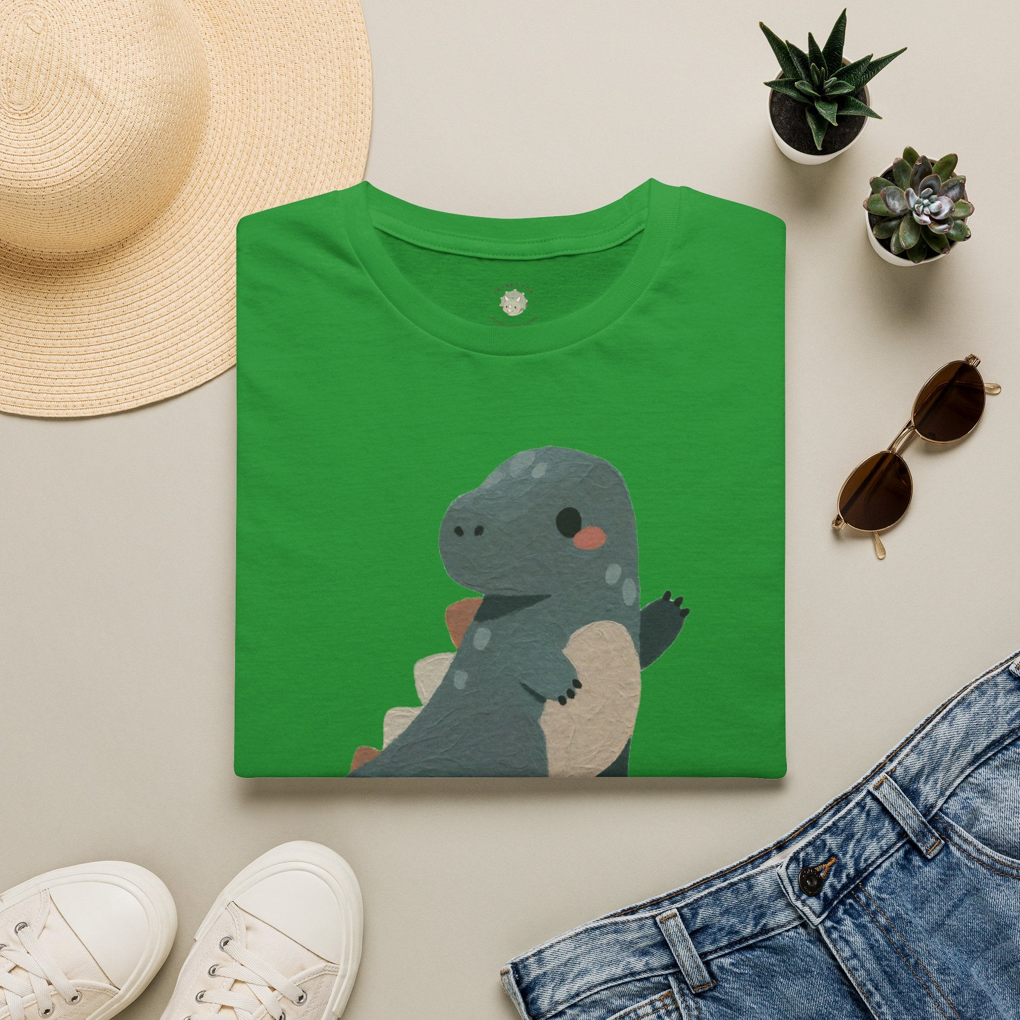 Rawrkward T-Shirt — Funny Awkward Shy Dinosaur Graphic Tee