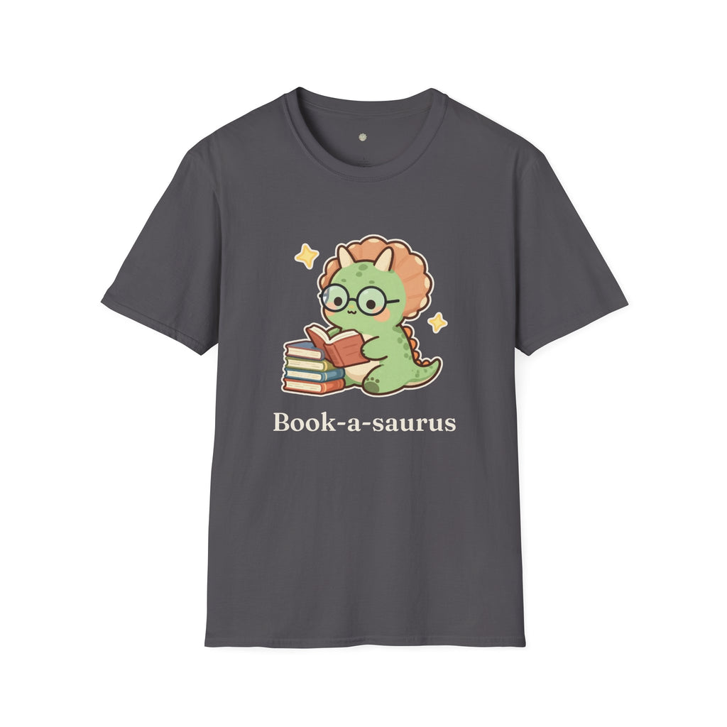 Book-a-saurus T-Shirt — Cute Reading Dinosaur Book Lover Graphic Tee