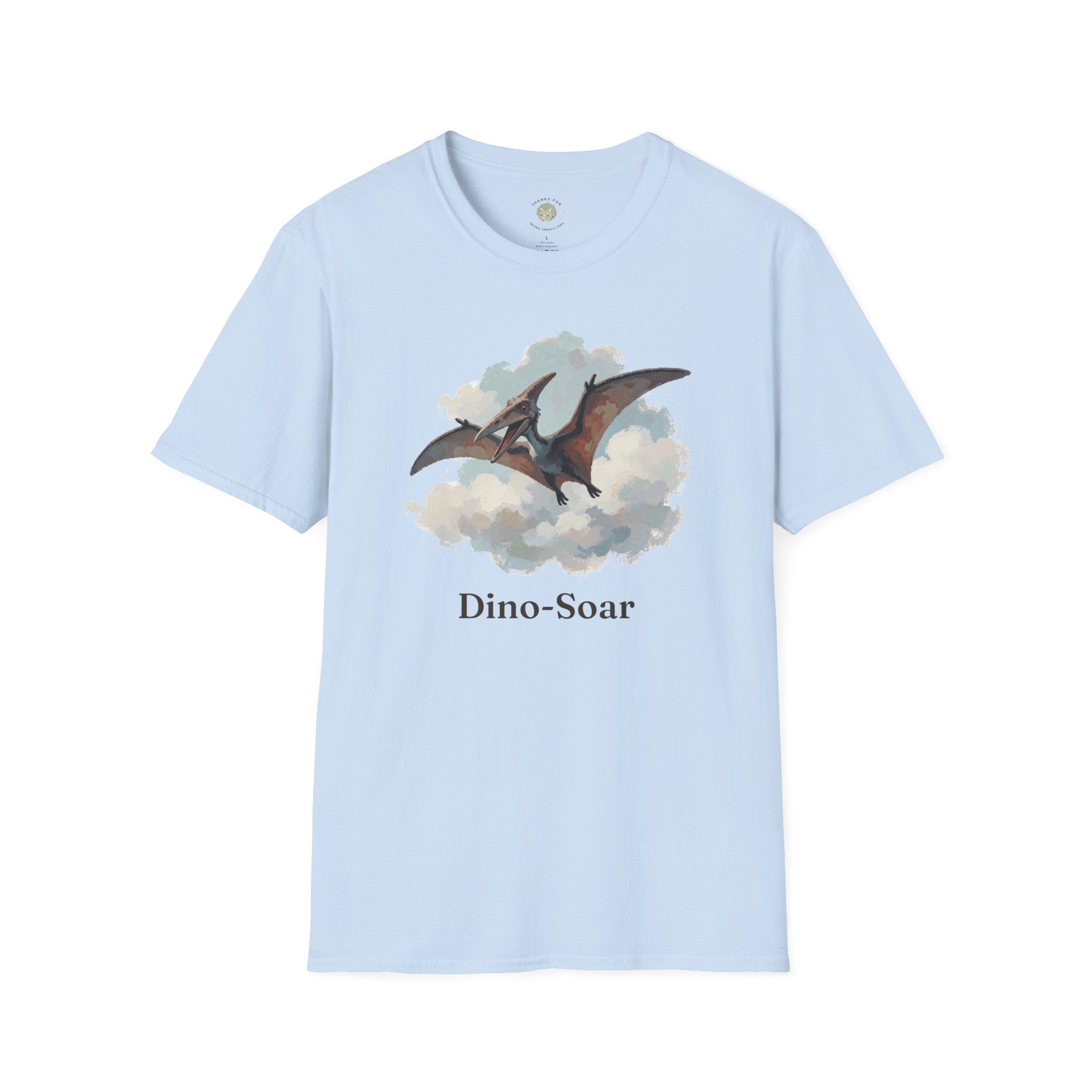 Dino-Soar T-Shirt — Cute Flying Pterodactyl Pun Graphic Tee